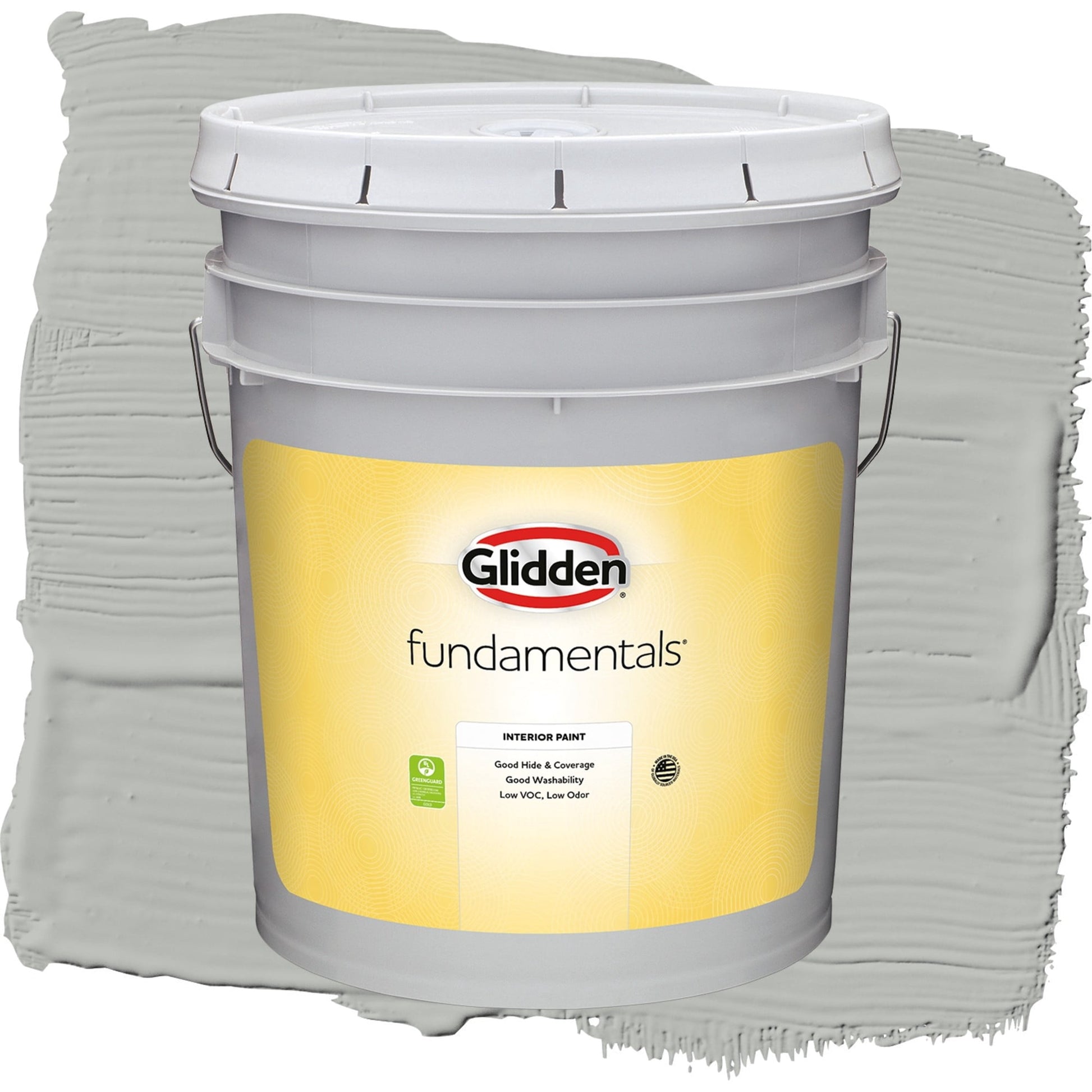 Fundamentals Gray Stone Interior Paint Flat , 5 Gallon