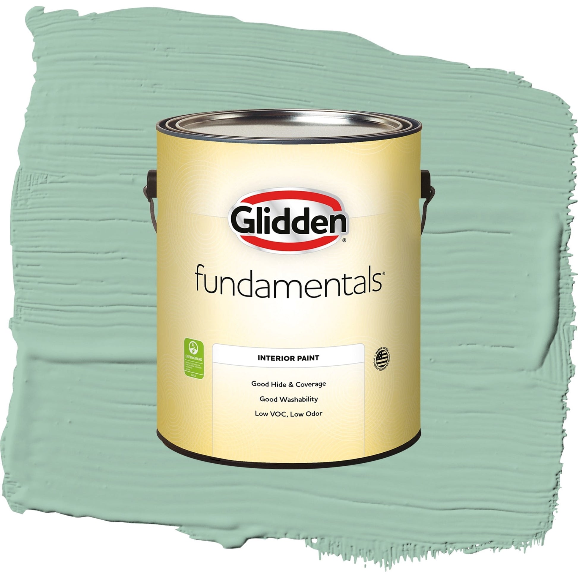Fundamentals Green Silk Interior Paint Semi Gloss , 1 Gallon
