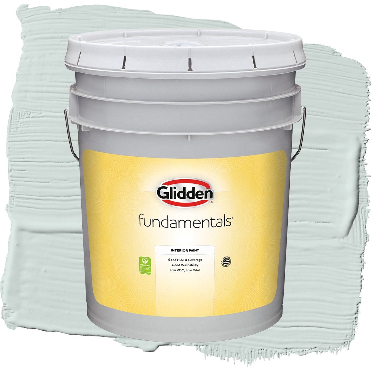 Fundamentals Morning Fog Interior Paint Flat , 5 Gallon