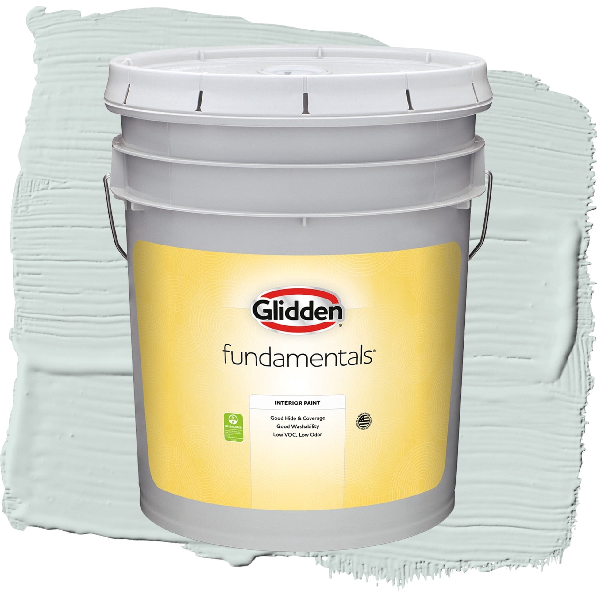 Fundamentals Morning Fog Interior Paint Flat , 5 Gallon