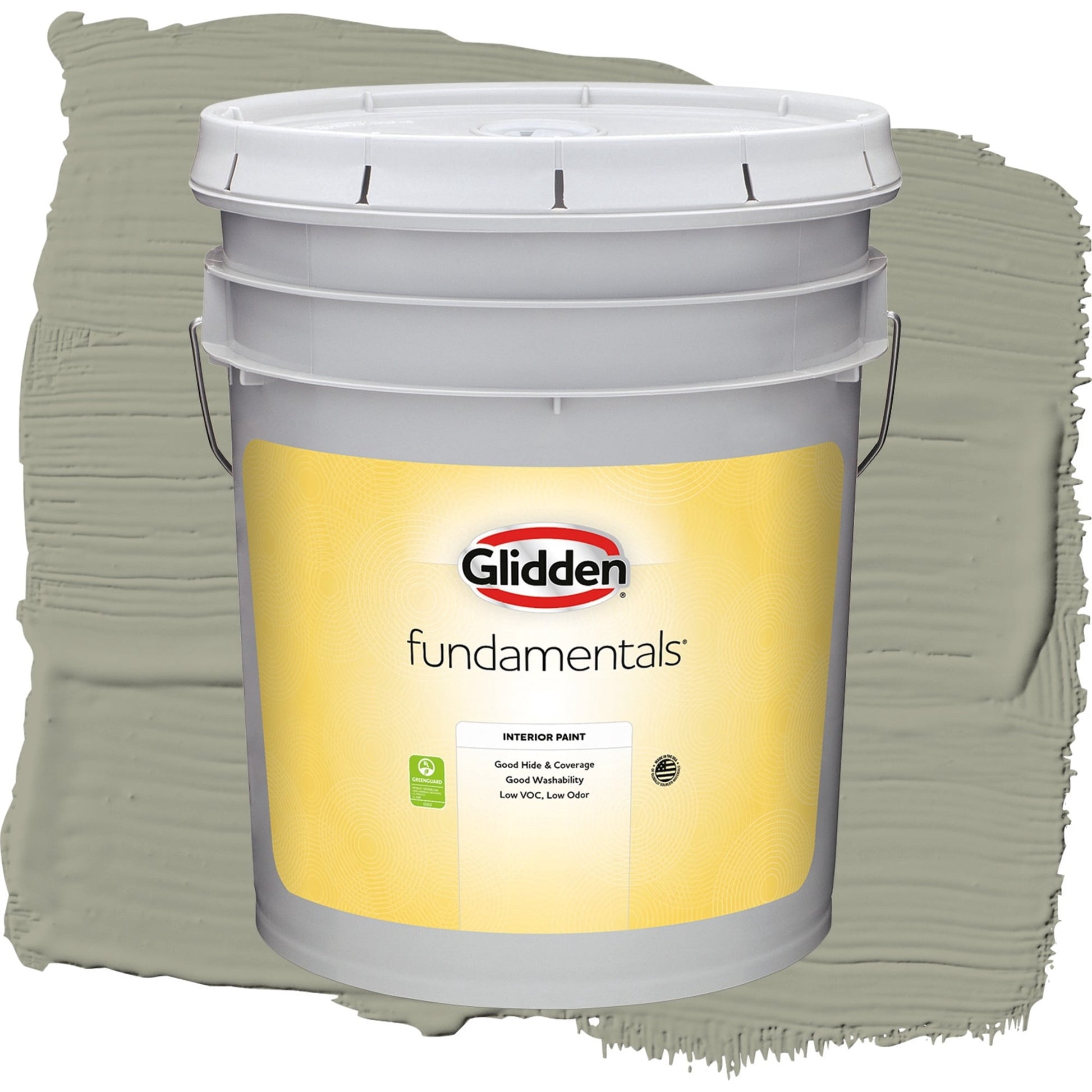 Fundamentals Smoky Slate Interior Paint Flat , 5 Gallon