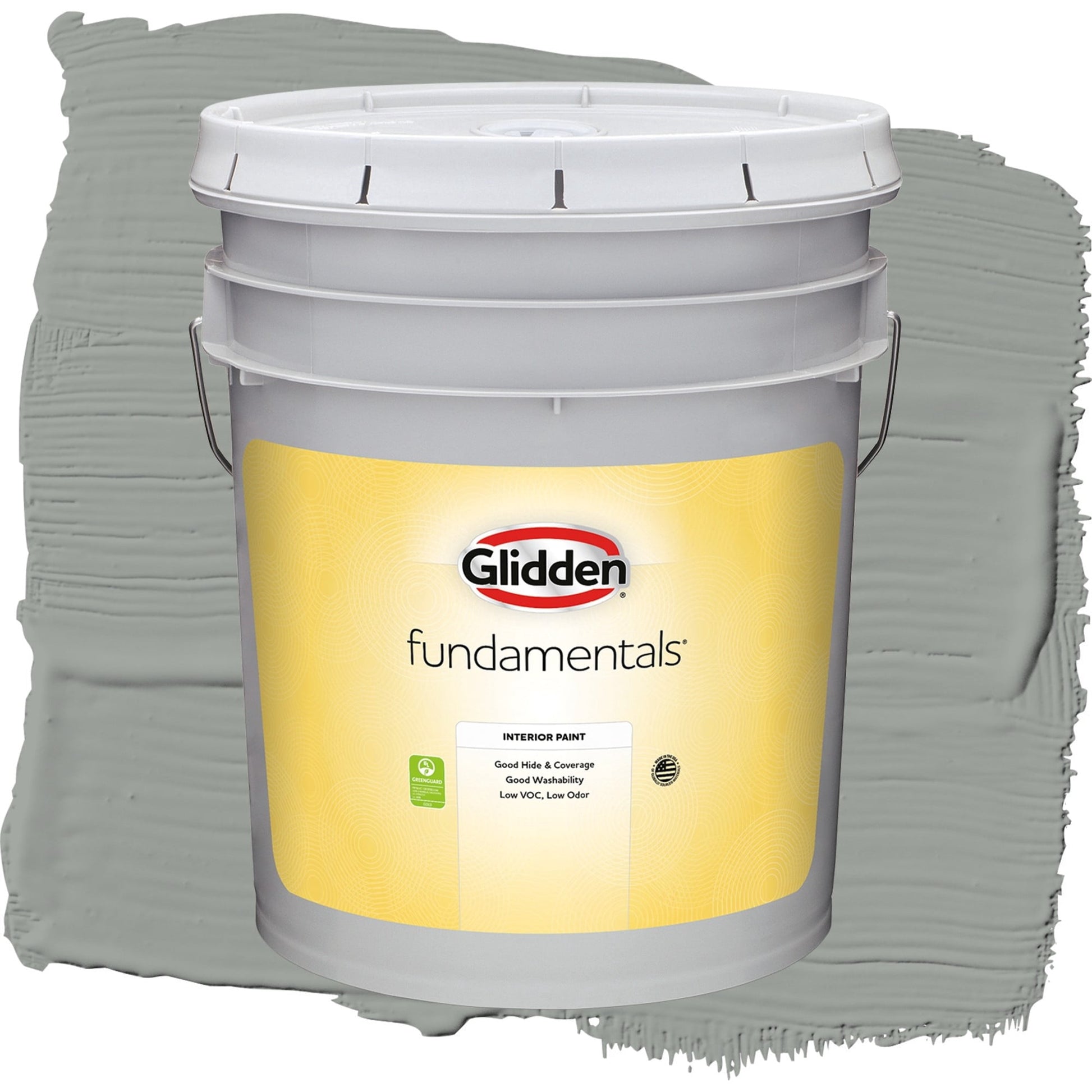 Fundamentals Steel Curtain Interior Paint Flat , 5 Gallon