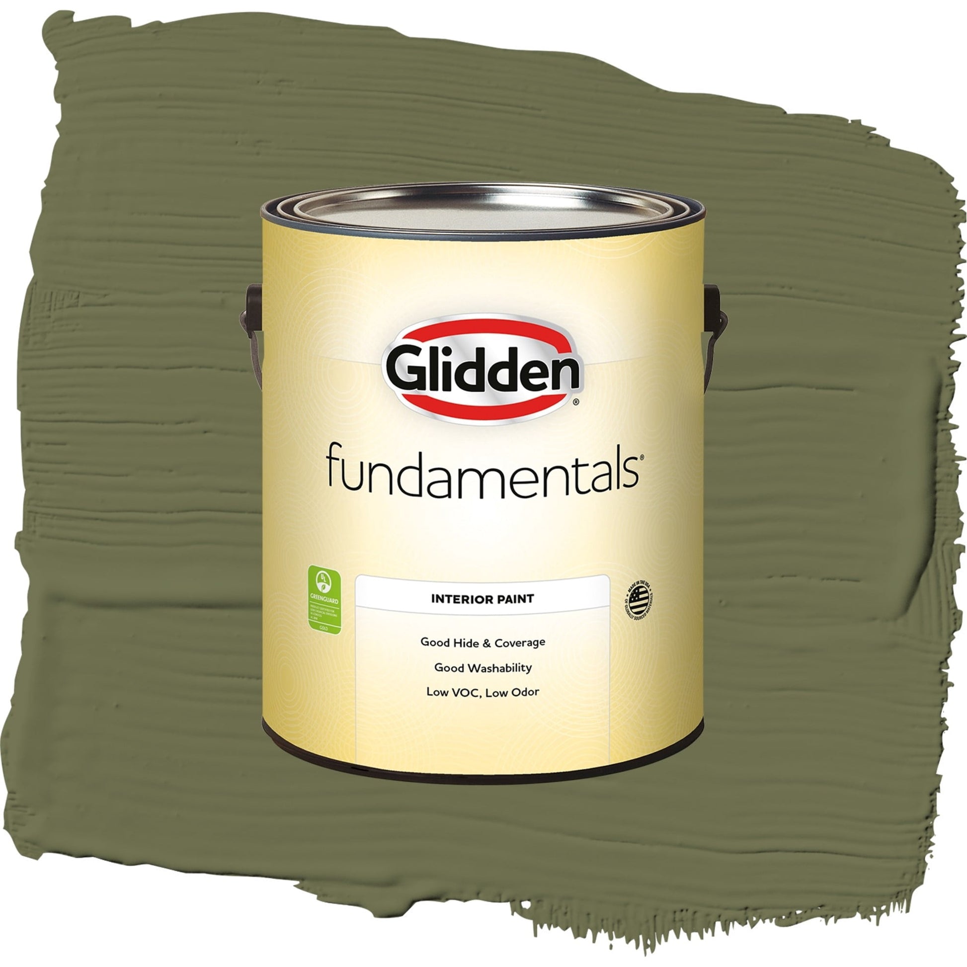 Fundamentals Toy Tank Green Interior Paint Semi Gloss , 1 Gallon