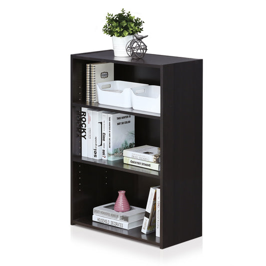 Furinno 17060SCC EstanterÃ­a Wright de 3 Estantes, Cereza Canela