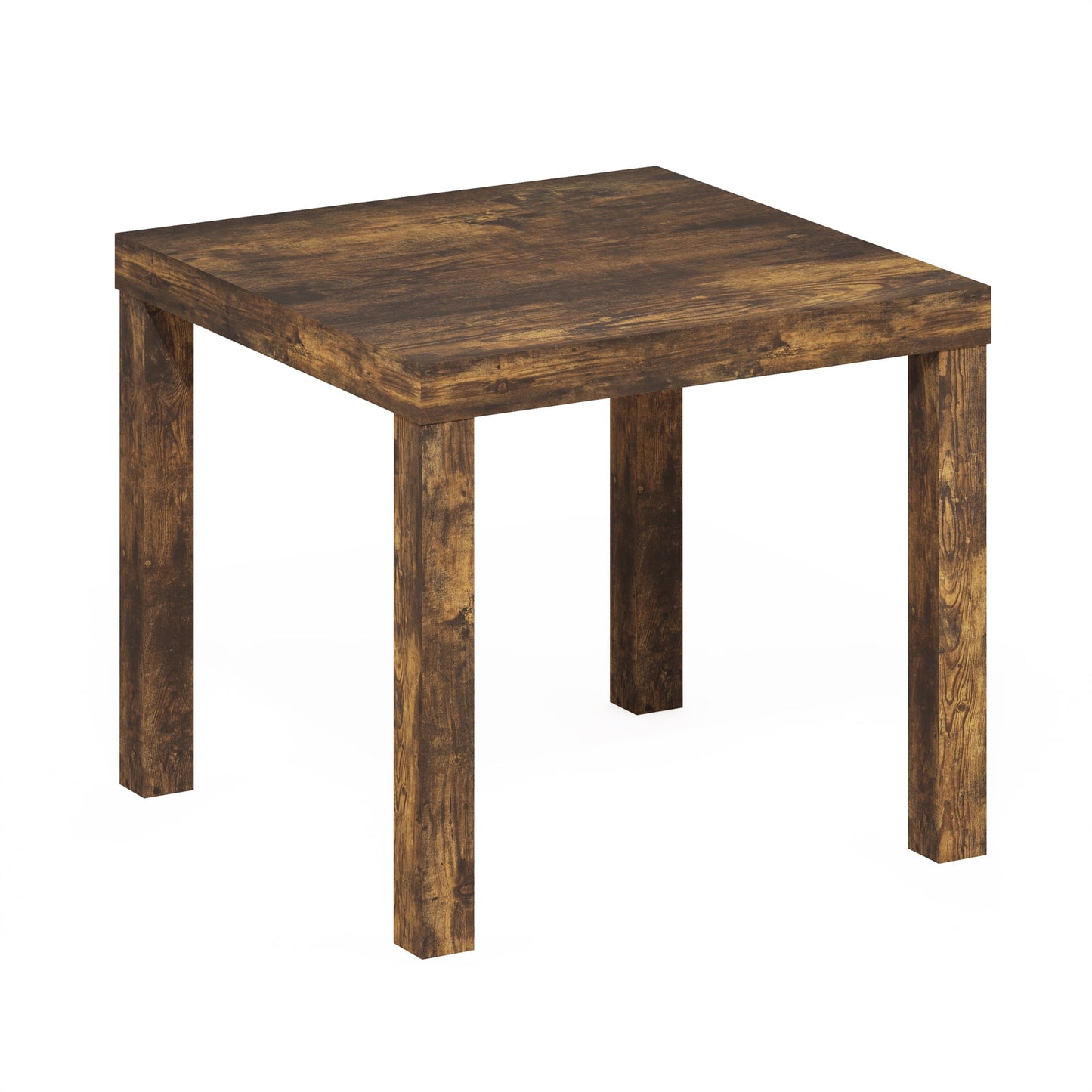 Furinno CLASSIC Homey Square Side Table in Amber Pine