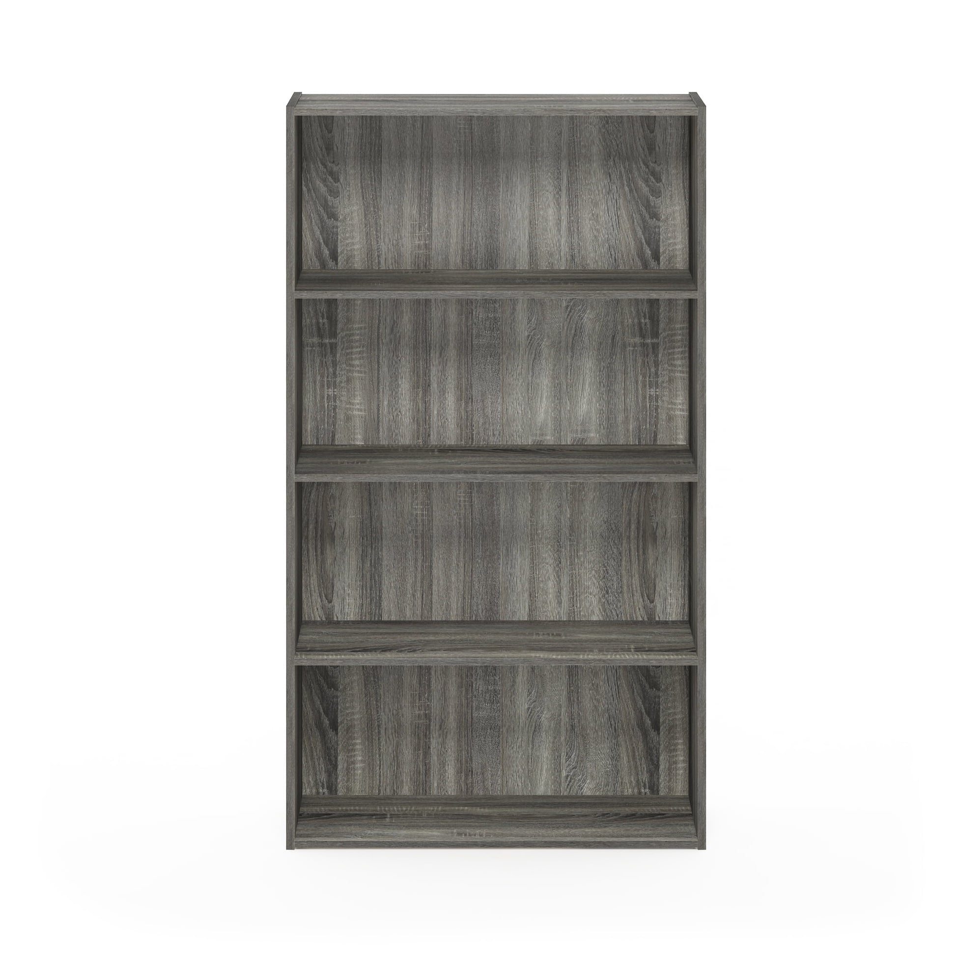 Furinno Pasir Contemporary Engineered Wood 4-Tier Open Shelf, Espresso