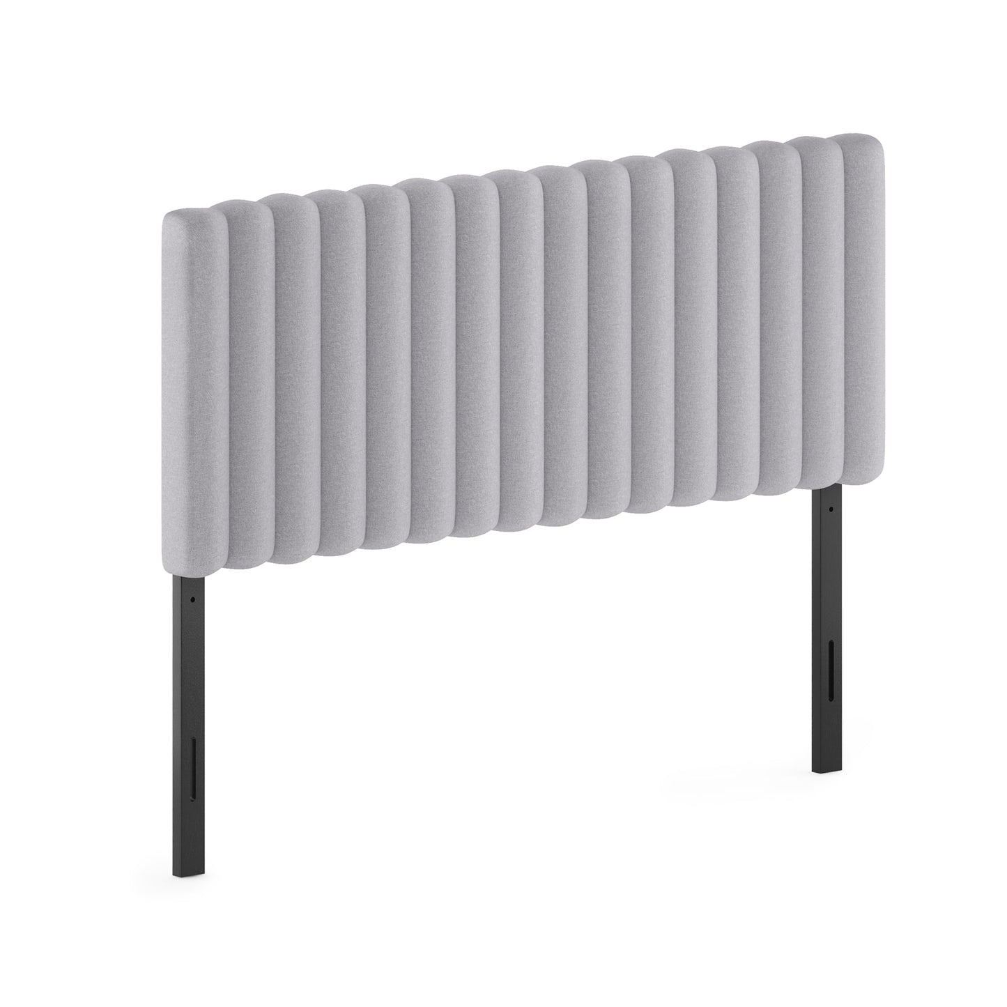 Furinno Roanne Upholstered Tufted Headboard, Glacier, Full