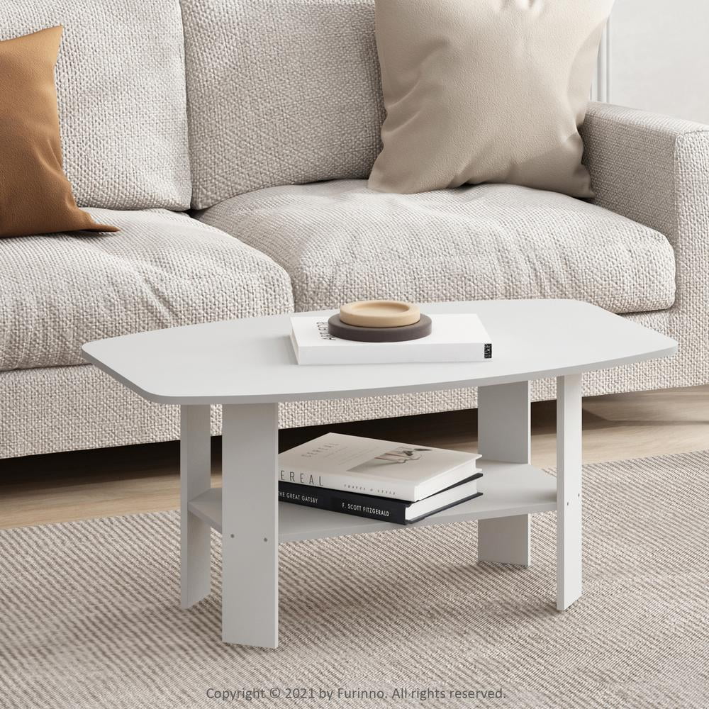Furinno Simple Design Coffee Table White