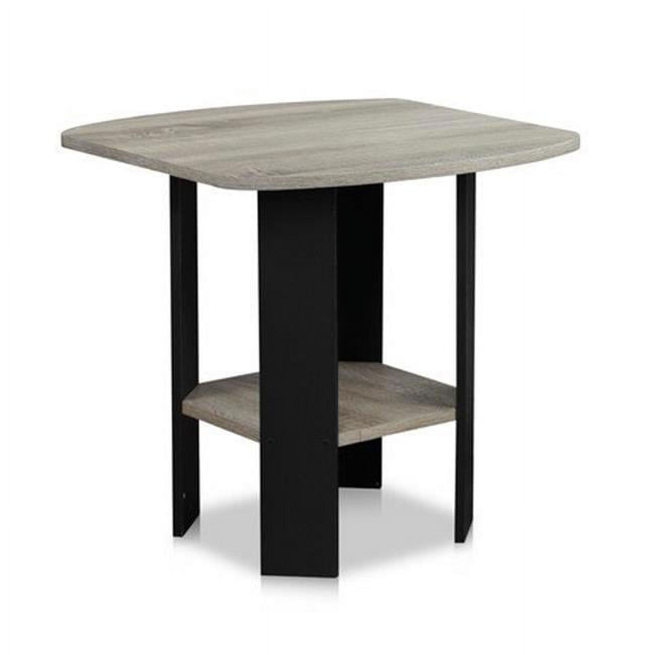 Furinno Simple DiseÃ±o Mesa Auxiliar, Nogal Oscuro