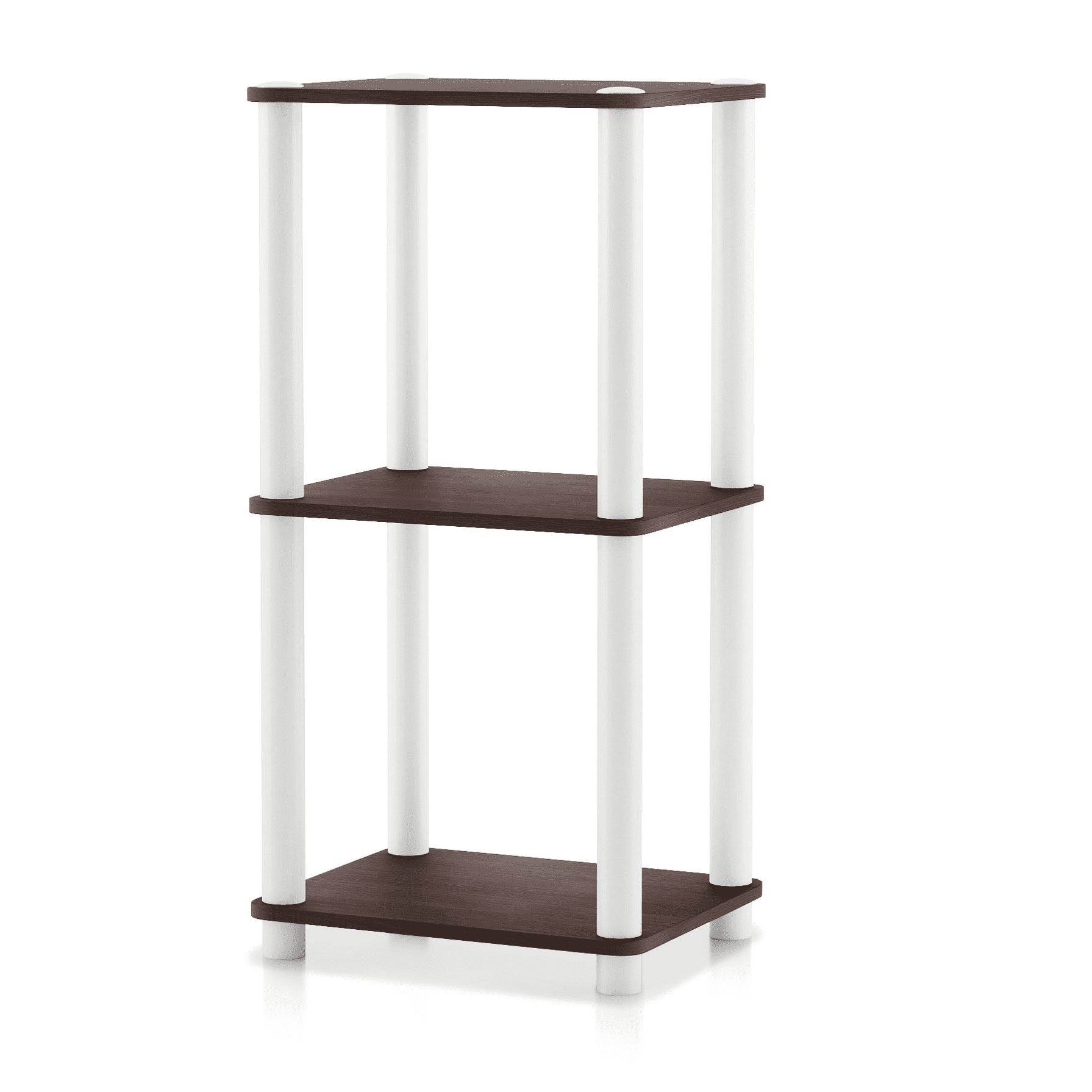 Furniture of America Brooks Adult Open Display Shelf Bookcase, 3-Tier 15-inch Shelves, Espresso