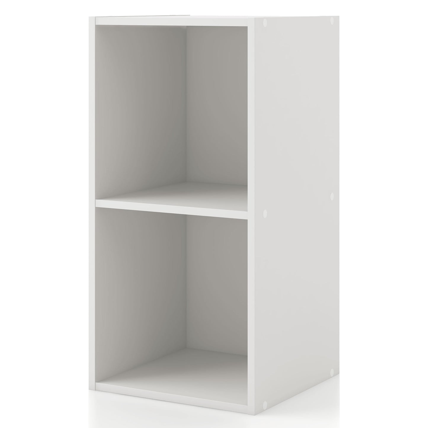 Furniture of America Brooks Stackable 2-Cube Wood Light Blue Kids Bookcase