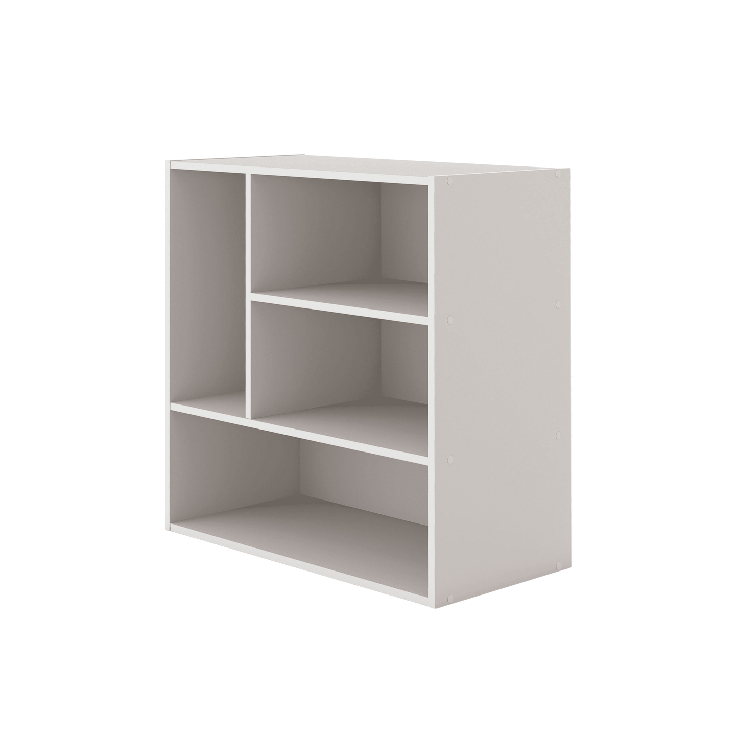 Furniture of America Brooks Stackable 4-Vertical Wood White Bookcase
