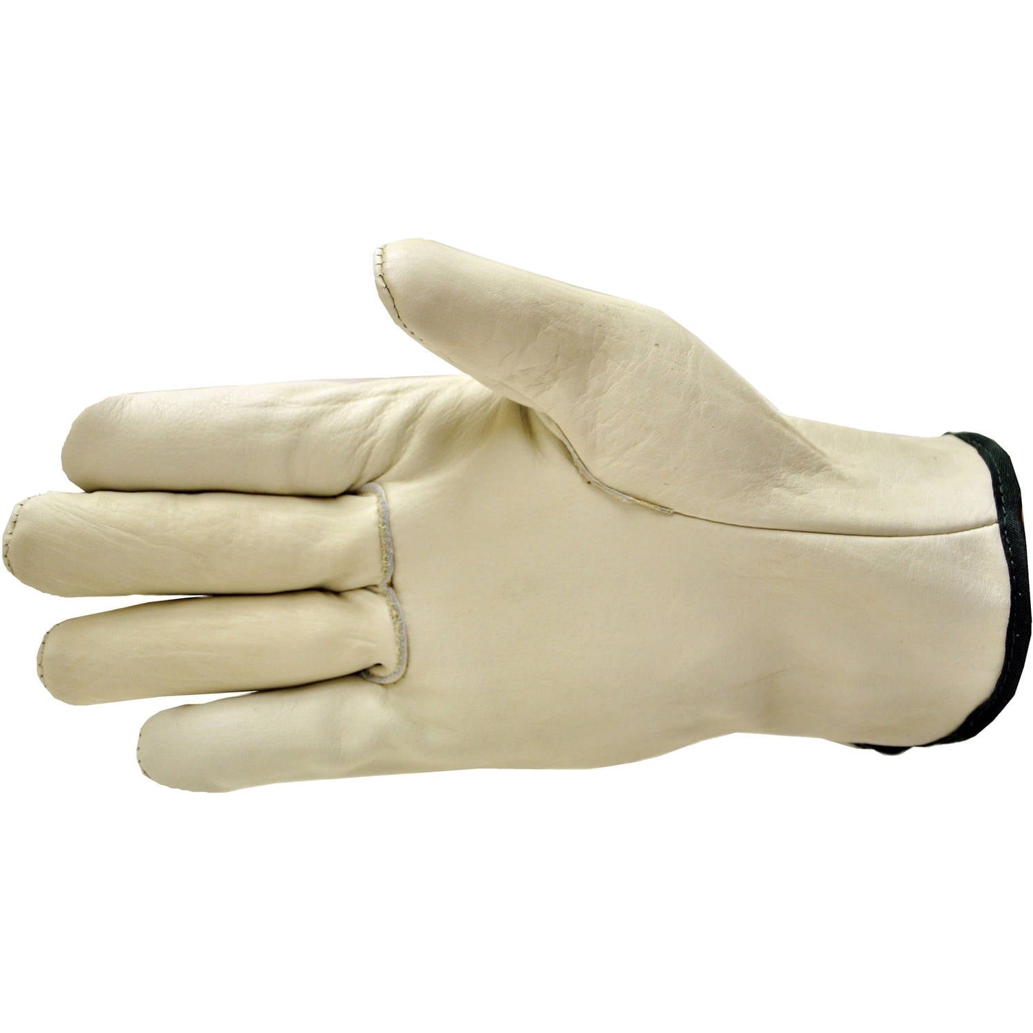 G & F Products Genuine Grain Cowhide Leather Gloves, 3 Pairs, Medium