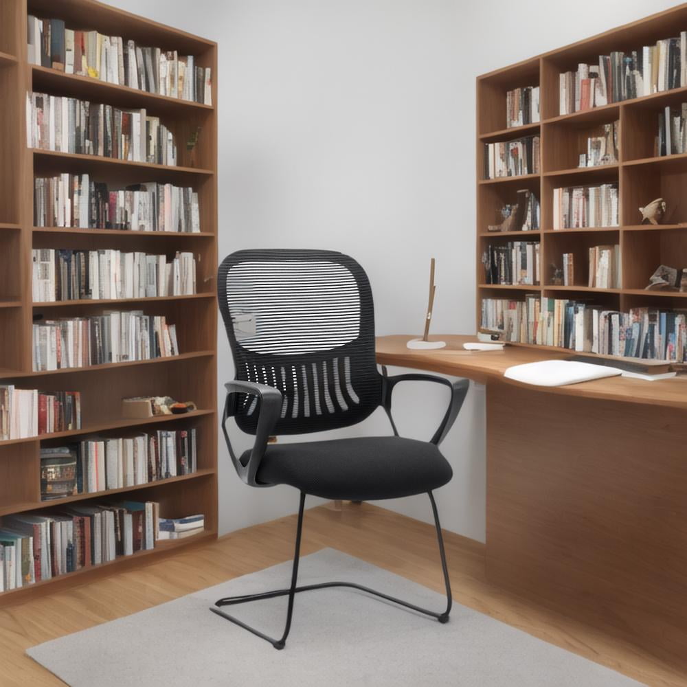 GIANNA Desk Chair No Wheels for Home Office, for Conference Room Waiting Reception Guest,1 Pack