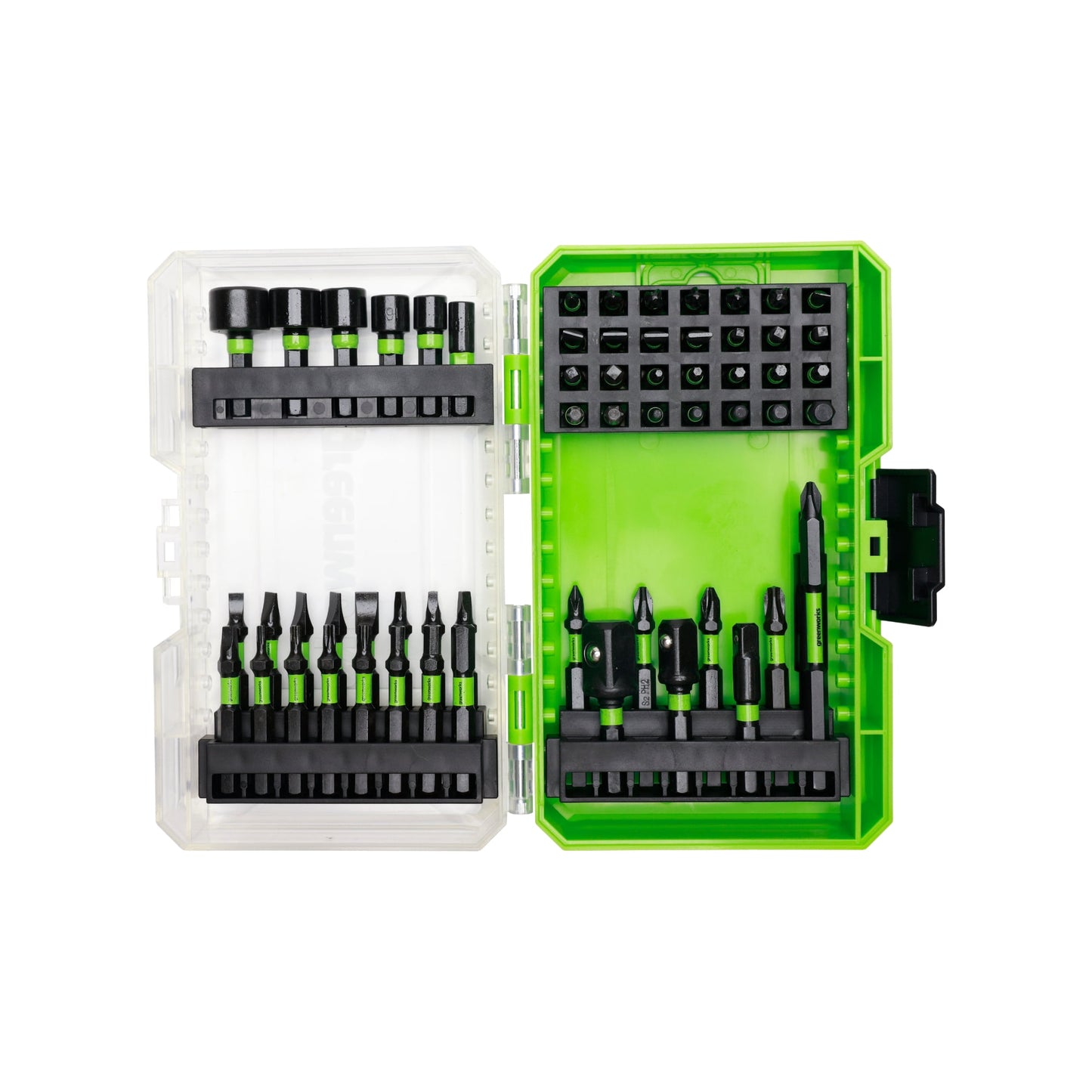 Greenworks 60PC Impact Drive Bit Set, PA51218A1