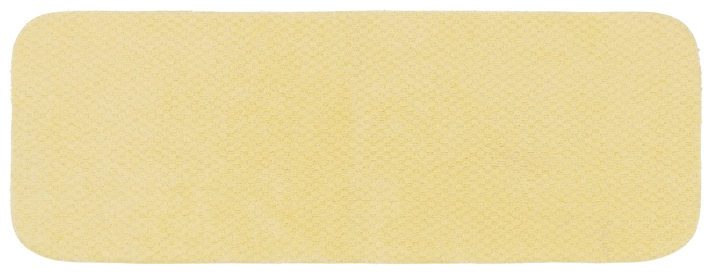 Garland Rug Cabernet Washable Nyon Rubber Ducky Yellow Bathroom Runner, 22" x 60"