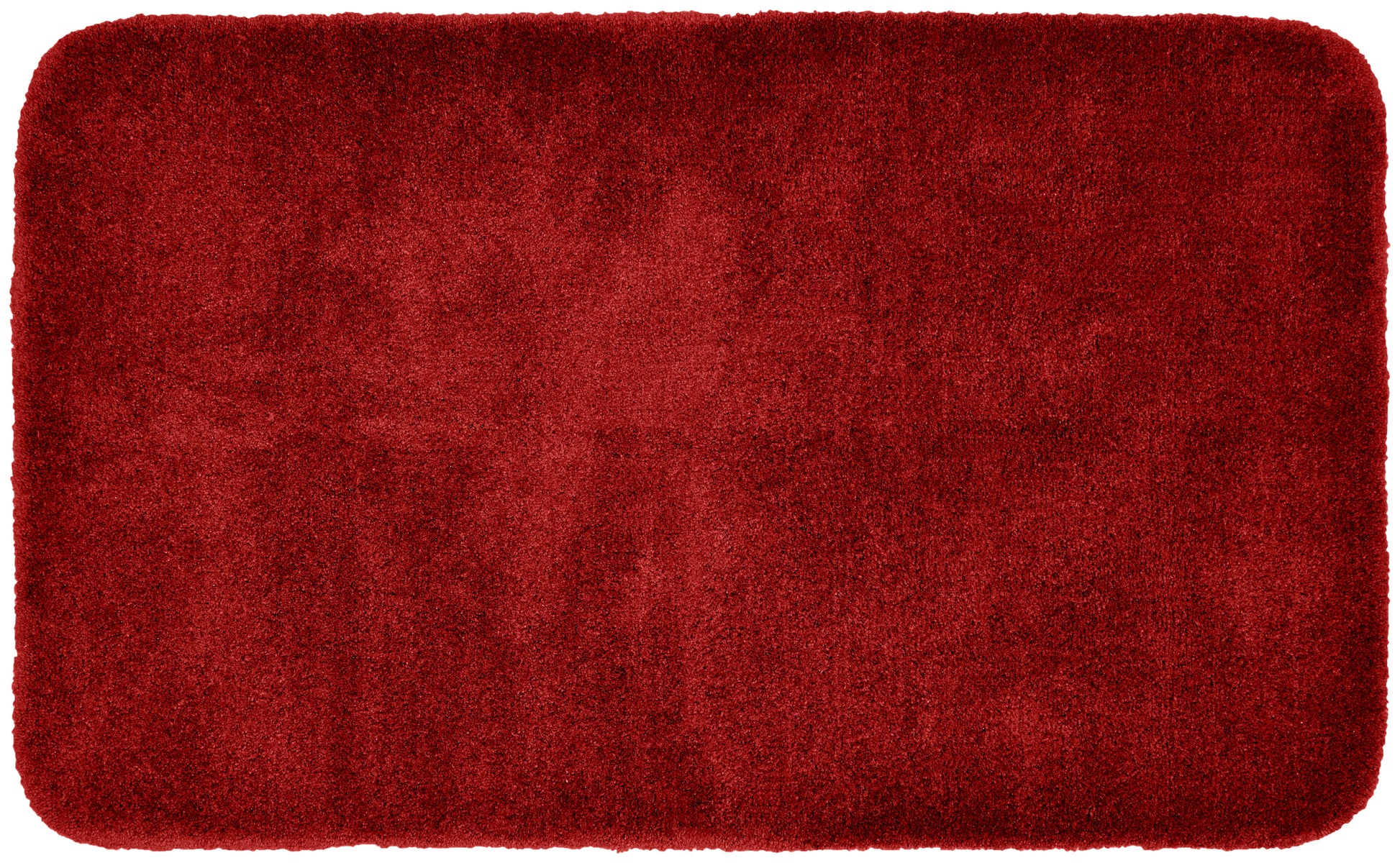 Garland Rug Finest Luxury Washable Nylon Chili Red Bath Rug, 30" x 50"