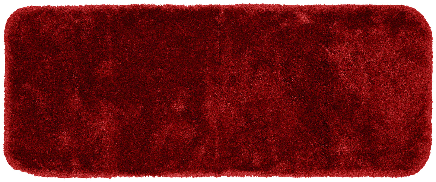 Garland Rug Finest Luxury Washable Nylon Chili Red Bath Runner, 22" x 60"