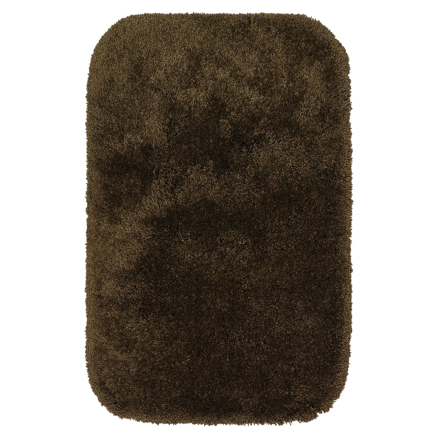 Garland Rug Finest Luxury Washable Nylon Chocolate Bath Rug, 30" x 50"