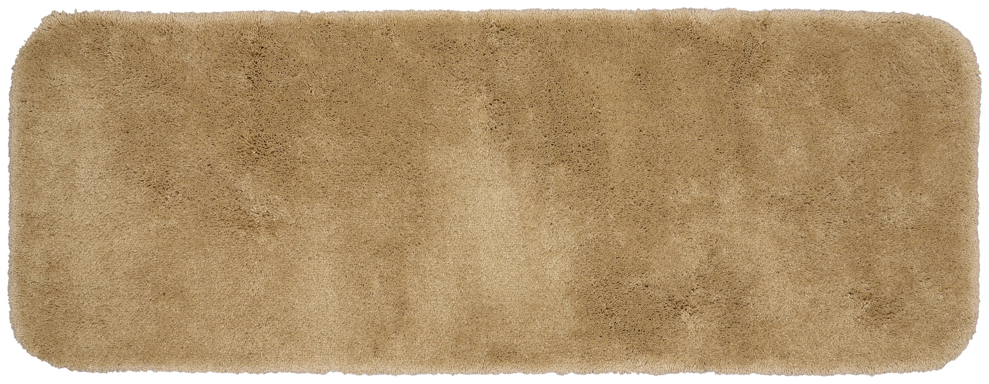 Garland Rug Finest Luxury Washable Nylon Taupe Bath Runner, 22" x 60"