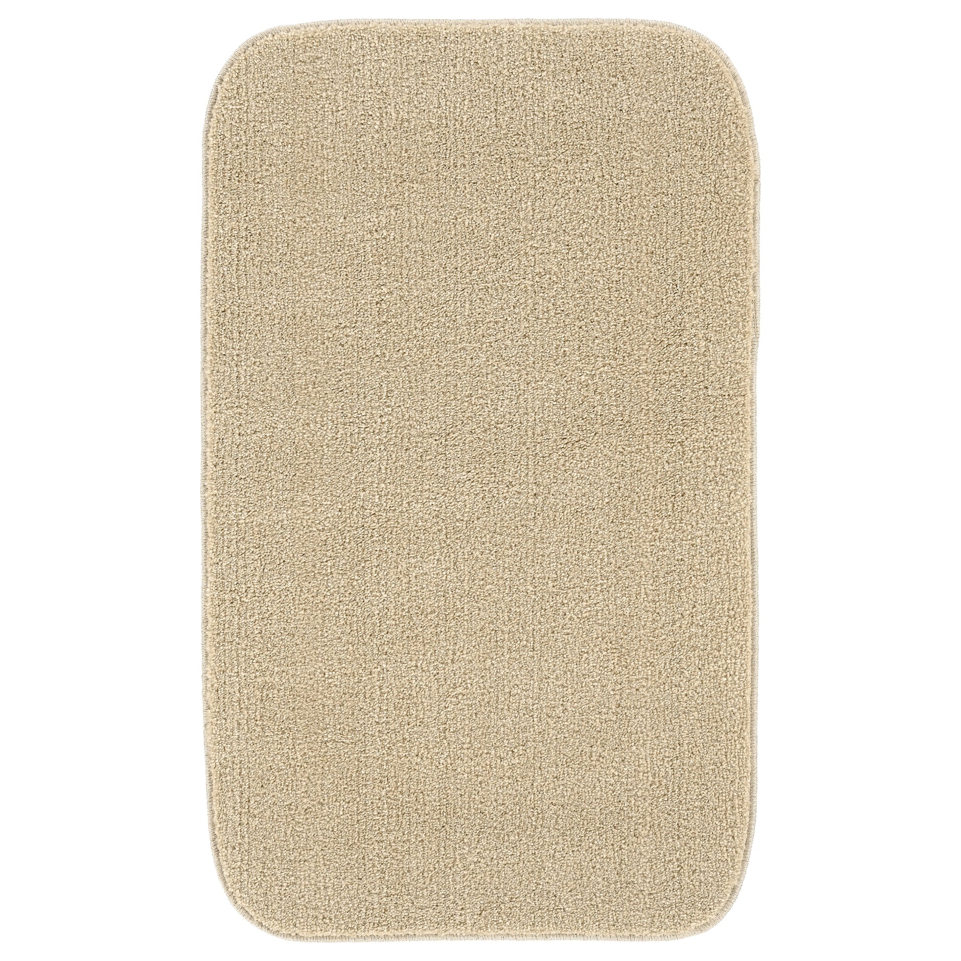 Garland Rug Gramercy Washable Polypropylene Champagne Bath Rug, 24" x 40"