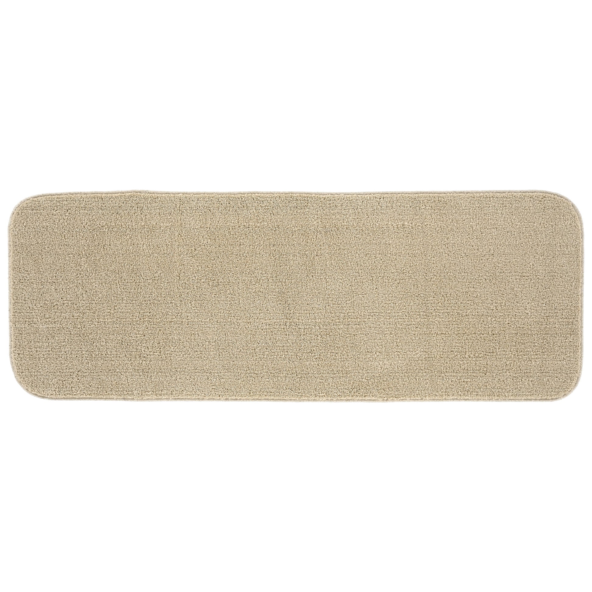 Garland Rug Gramercy Washable Polypropylene Champagne Bathroom Runner, 22â€ x 60â€