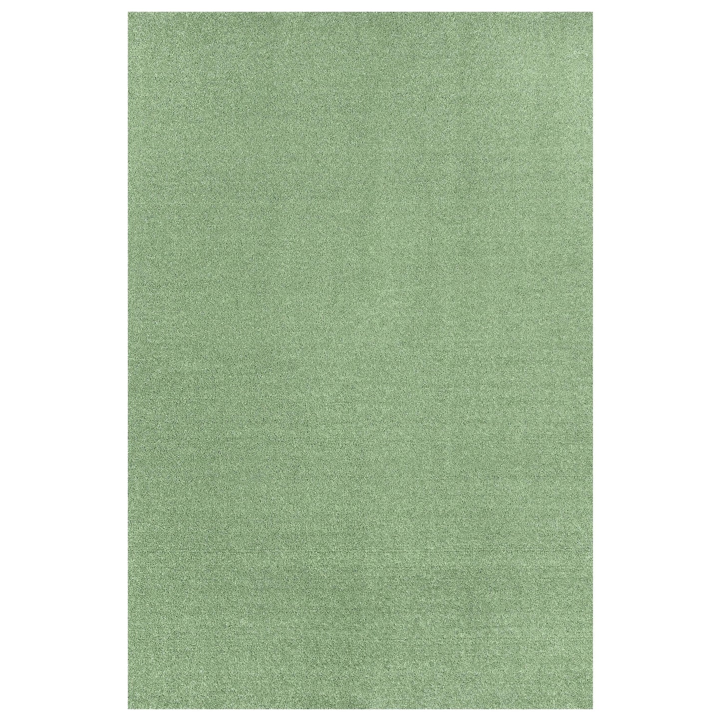 Garland Rug Gramercy Washable Polypropylene Deep Fern Bathroom Carpet, 4' x 6'