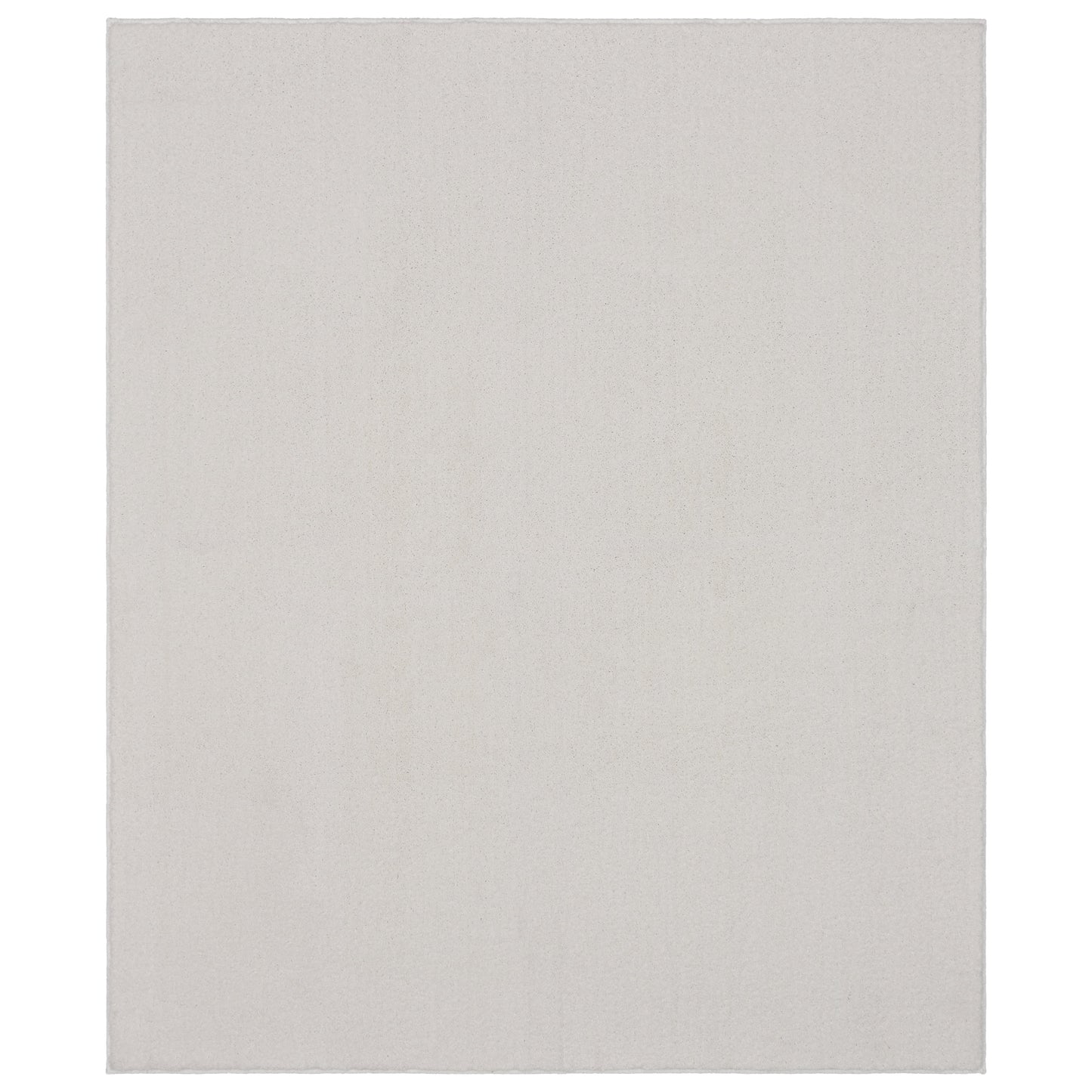 Garland Rug Gramercy Washable Polypropylene White Bathroom Carpet, 4' x 6'