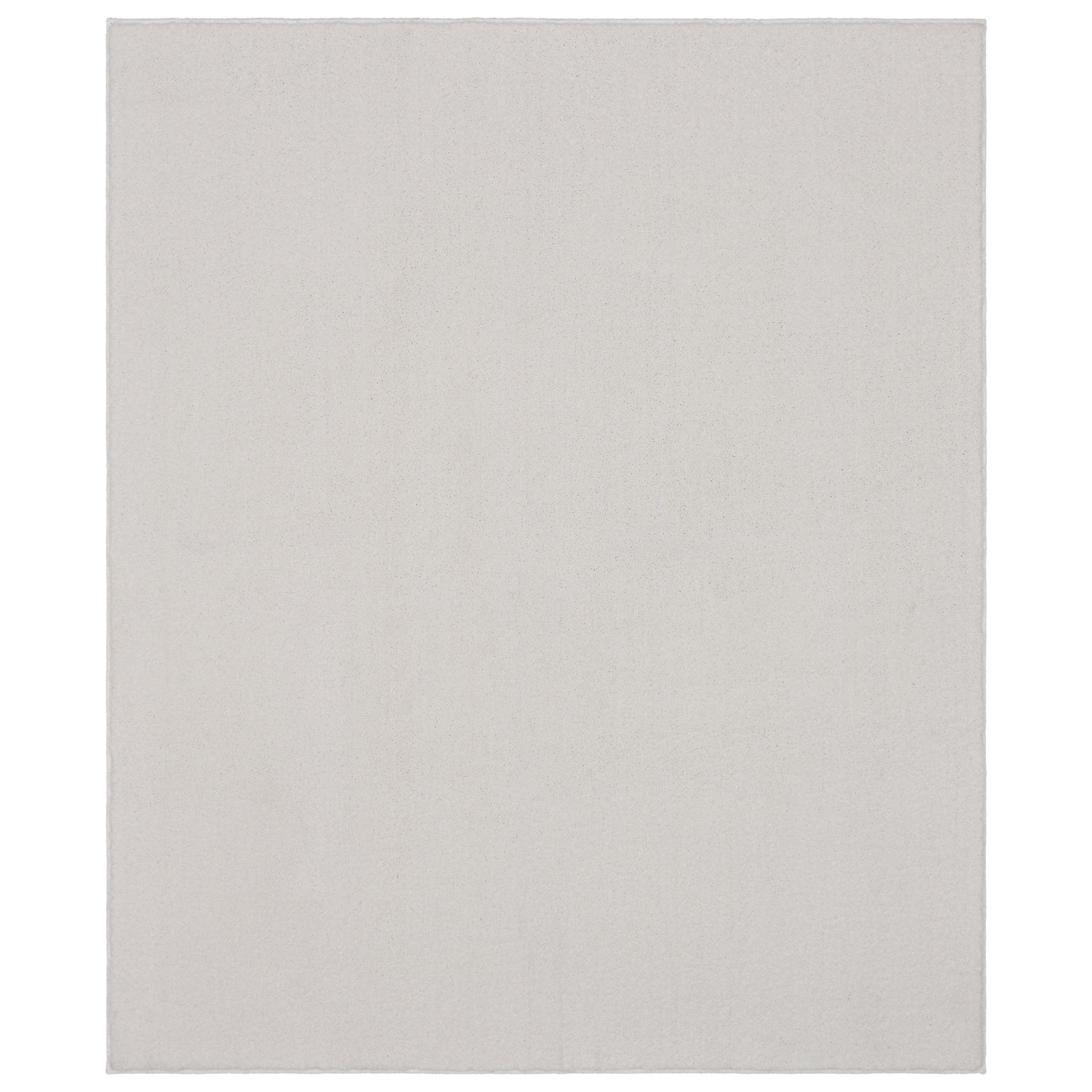 Garland Rug Gramercy Washable Polypropylene White Bathroom Carpet, 5' x 6'