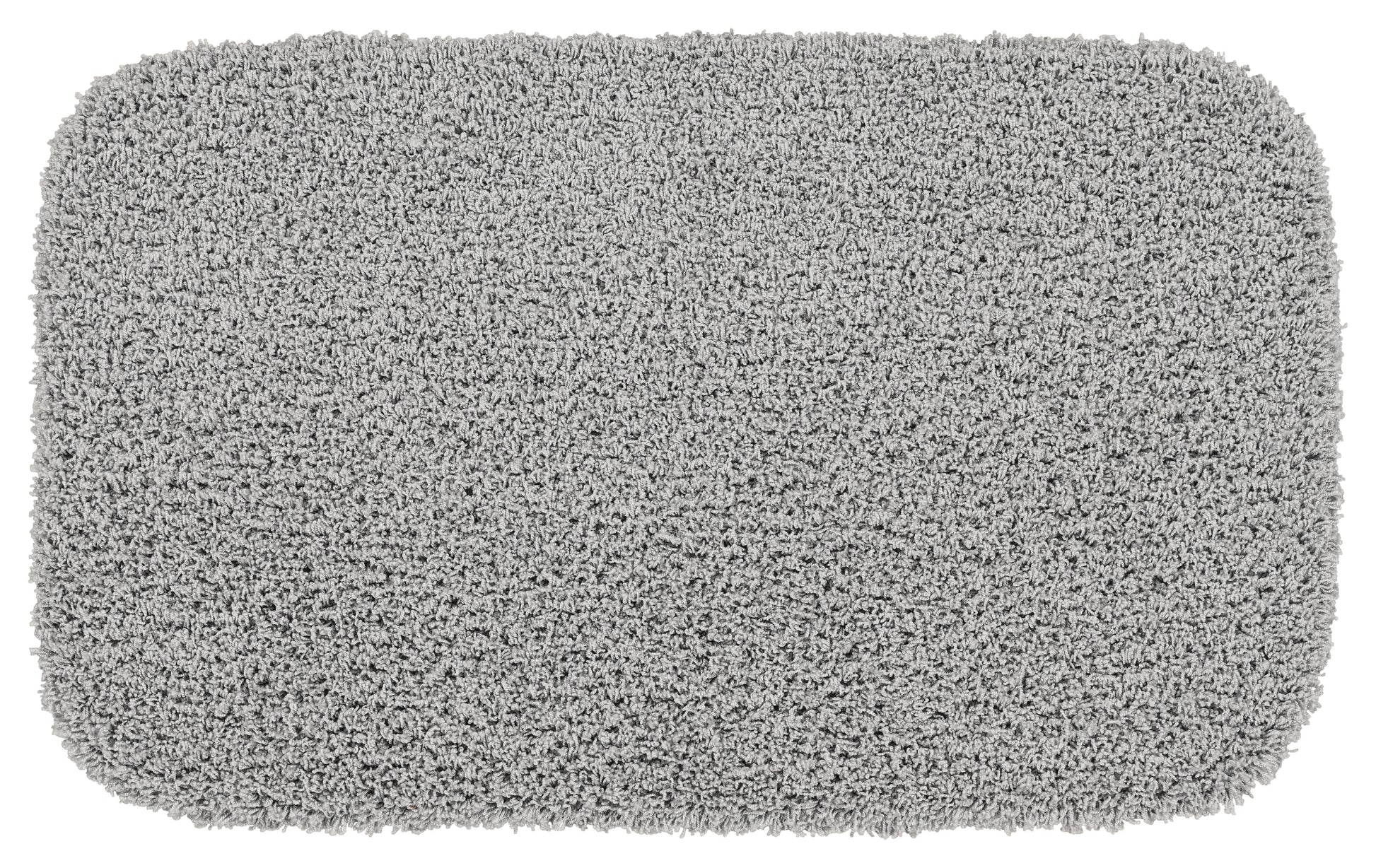 Garland Rug Jazz Washable Nylon Platinum Gray Bathroom Rug, 24" x 40"