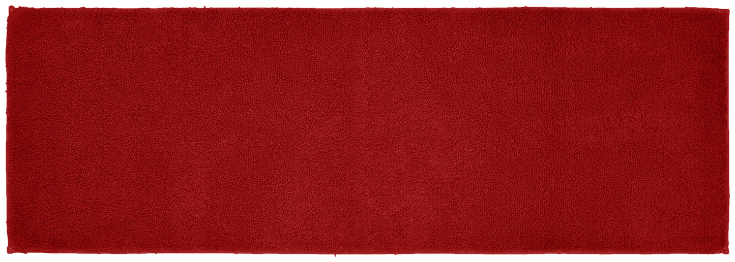 Garland Rug Queen Cotton 22 in. x 60 in. Washable Bath Rug Runner Chili Pepper