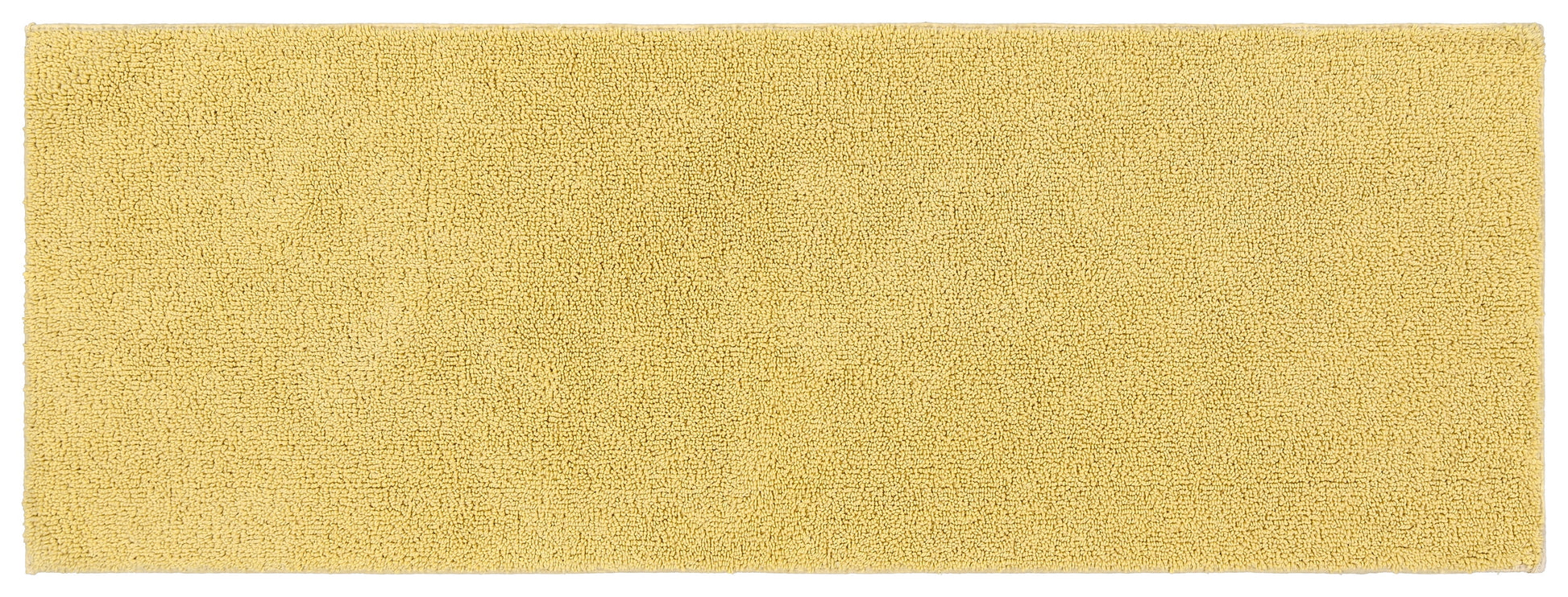 Garland Rug Queen Cotton Washable Cotton Soft Yellow Bath Runner, 22" x 60"