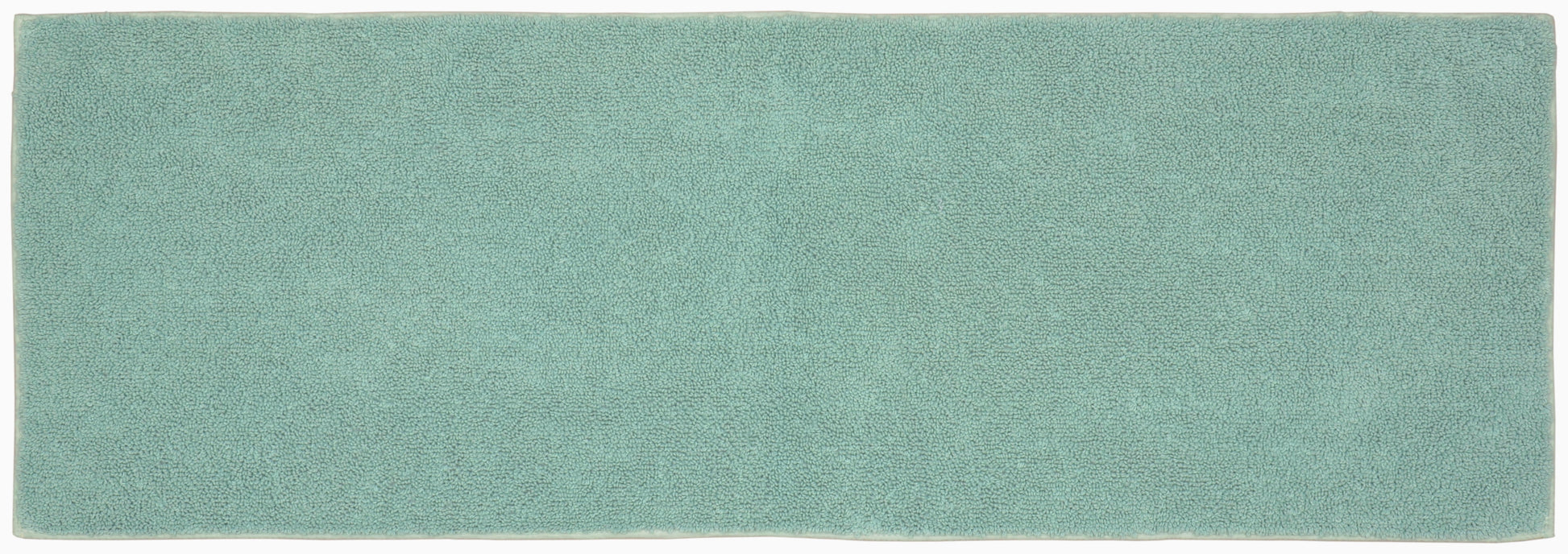 Garland Rug Queen Cotton Washable Sea Foam Bath Runner, 22" x 60"