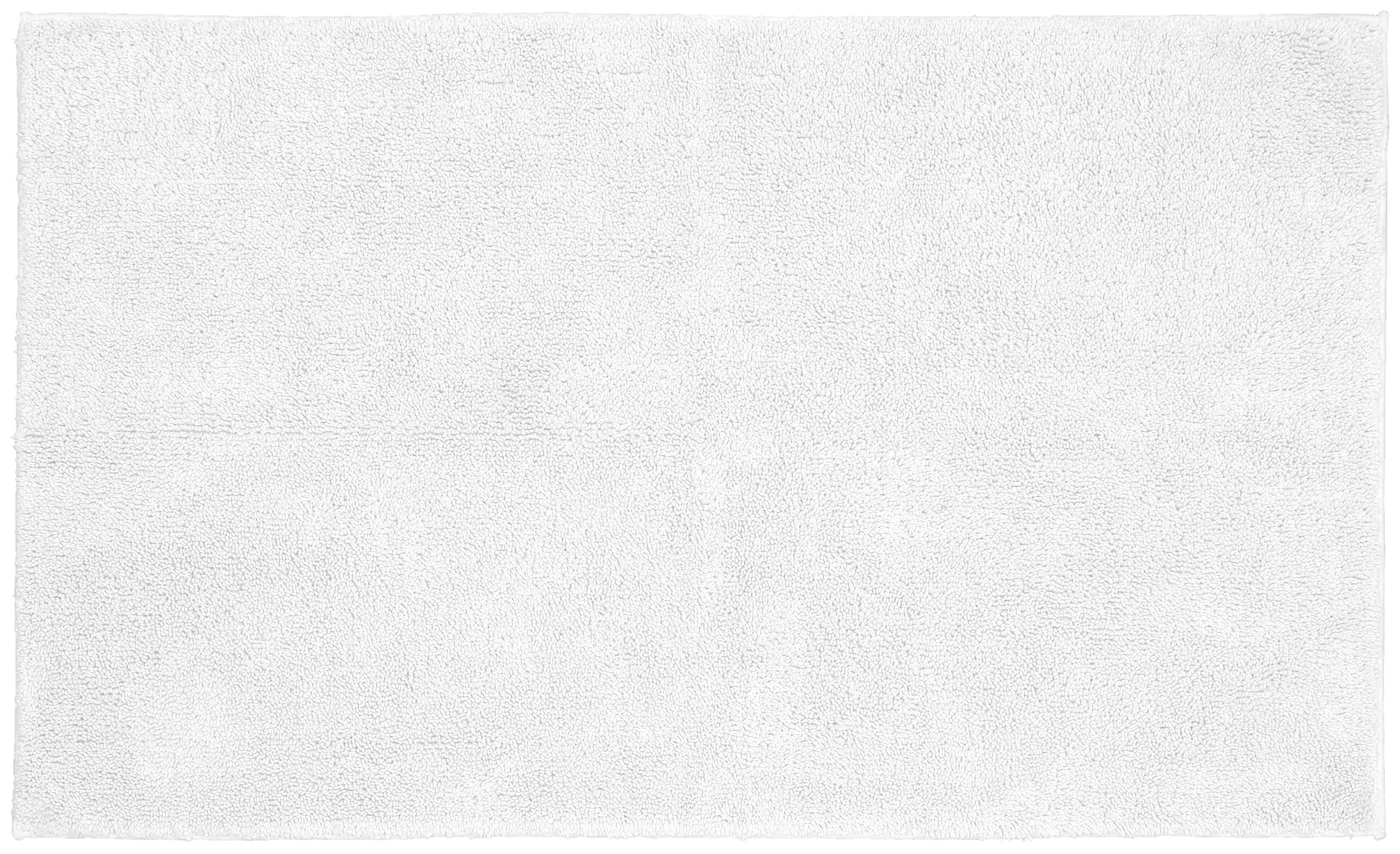 Garland Rug Queen Cotton Washable White Bath Rug, 30" x 50"