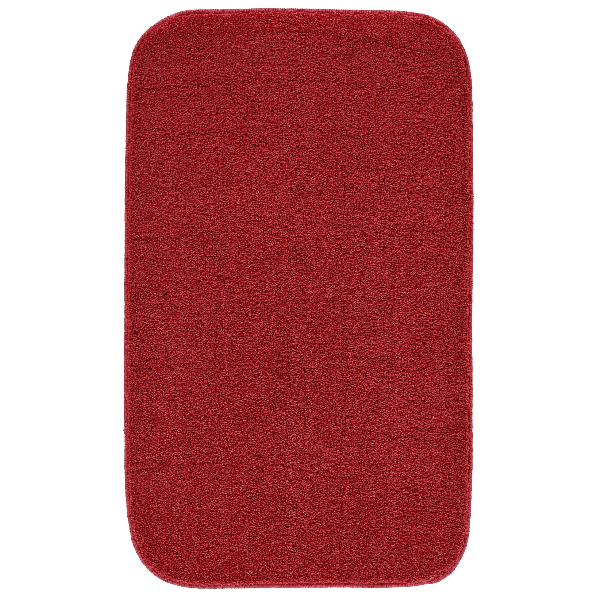 Garland Rug Sedona Washable Polypropylene Classic Red Bath Rug, 24" x 40"