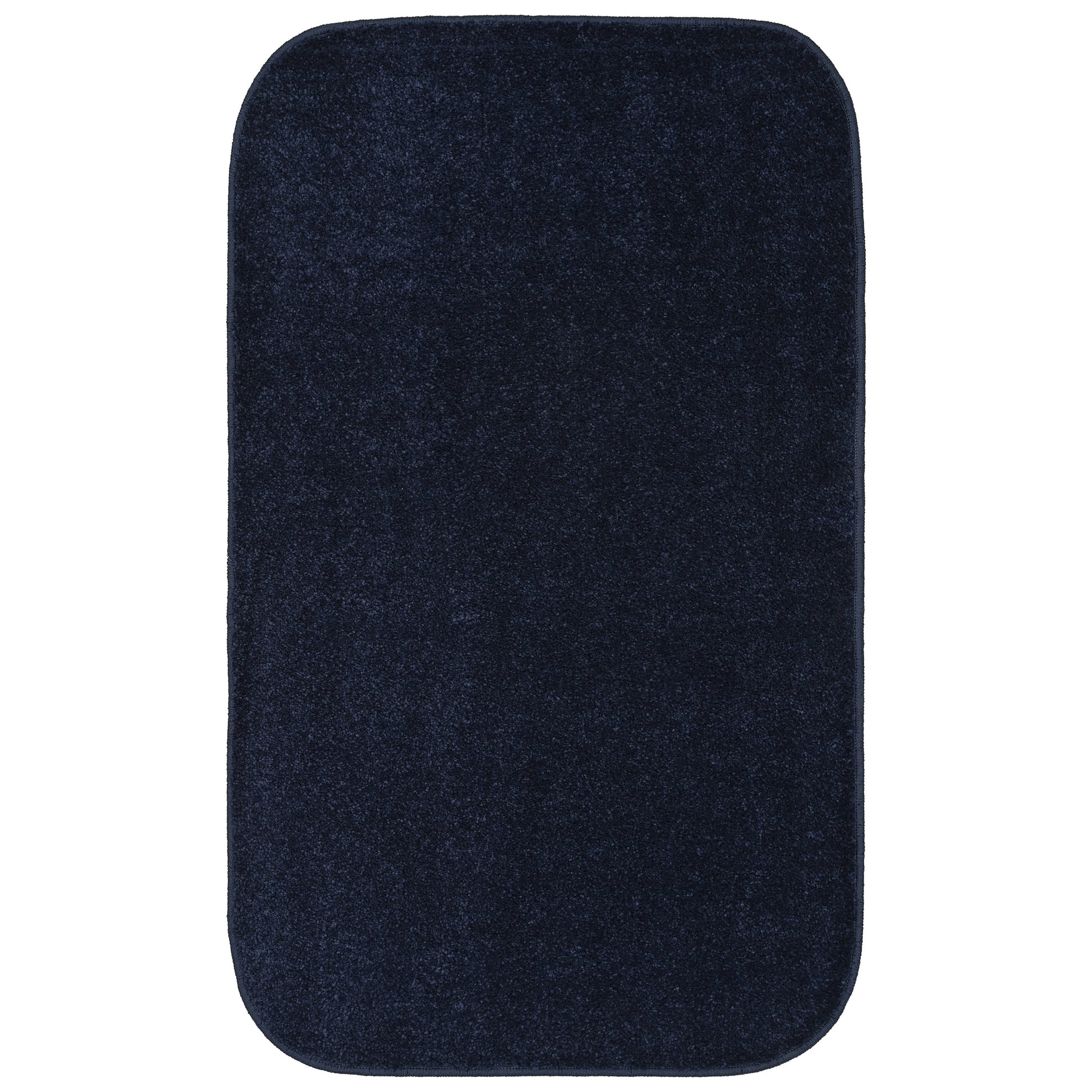 Garland Rug Sedona Washable Polypropylene Navy Bath Rug, 24" x 40"