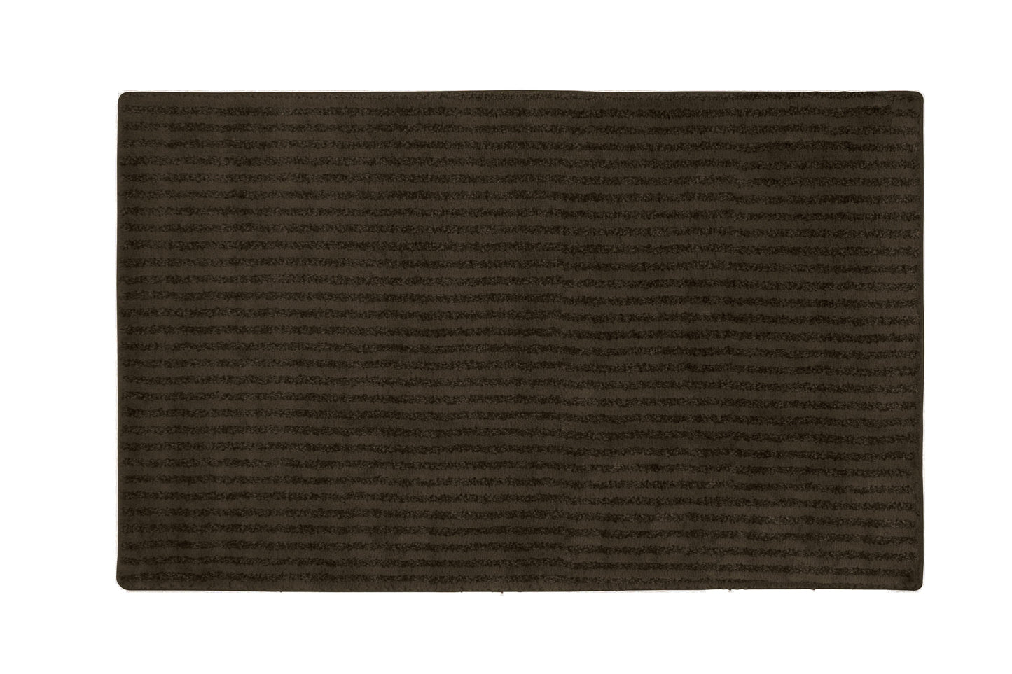 Garland Rug Sheridan Washable Nylon Chocolate Bath Rug, 30" x 50"