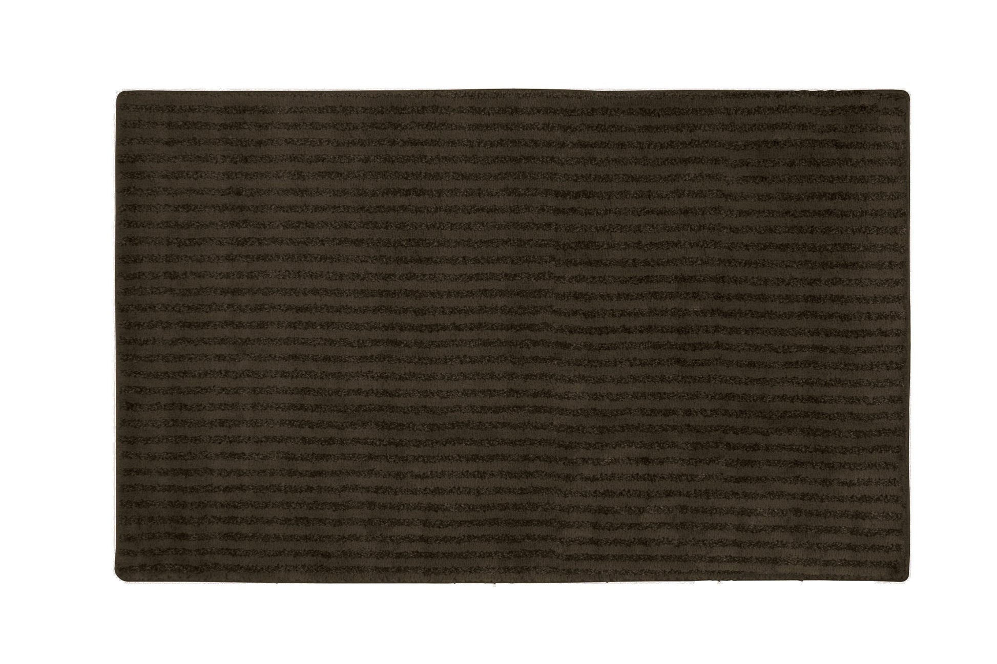 Garland Rug Sheridan Washable Nylon Chocolate Bath Rug, 30" x 50"