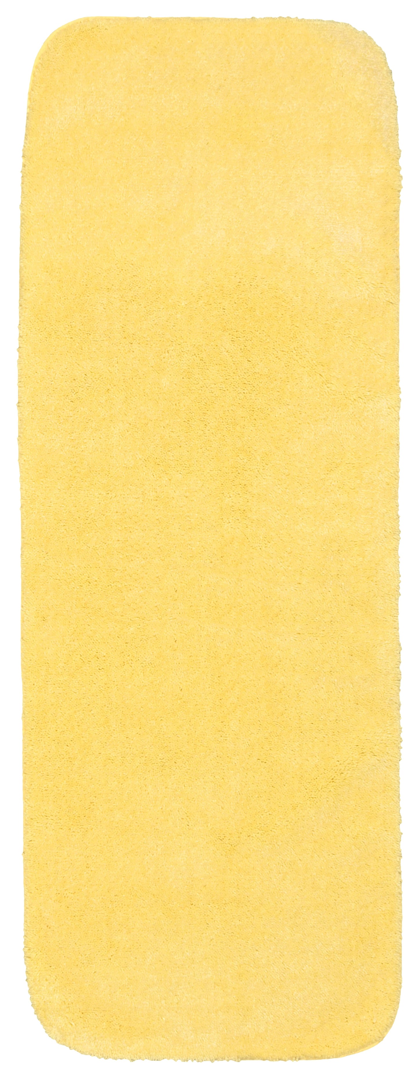 Garland Rug Traditional Washable Nylon Rubber Ducky Yellow Bathroom Runner, 22" x 60"