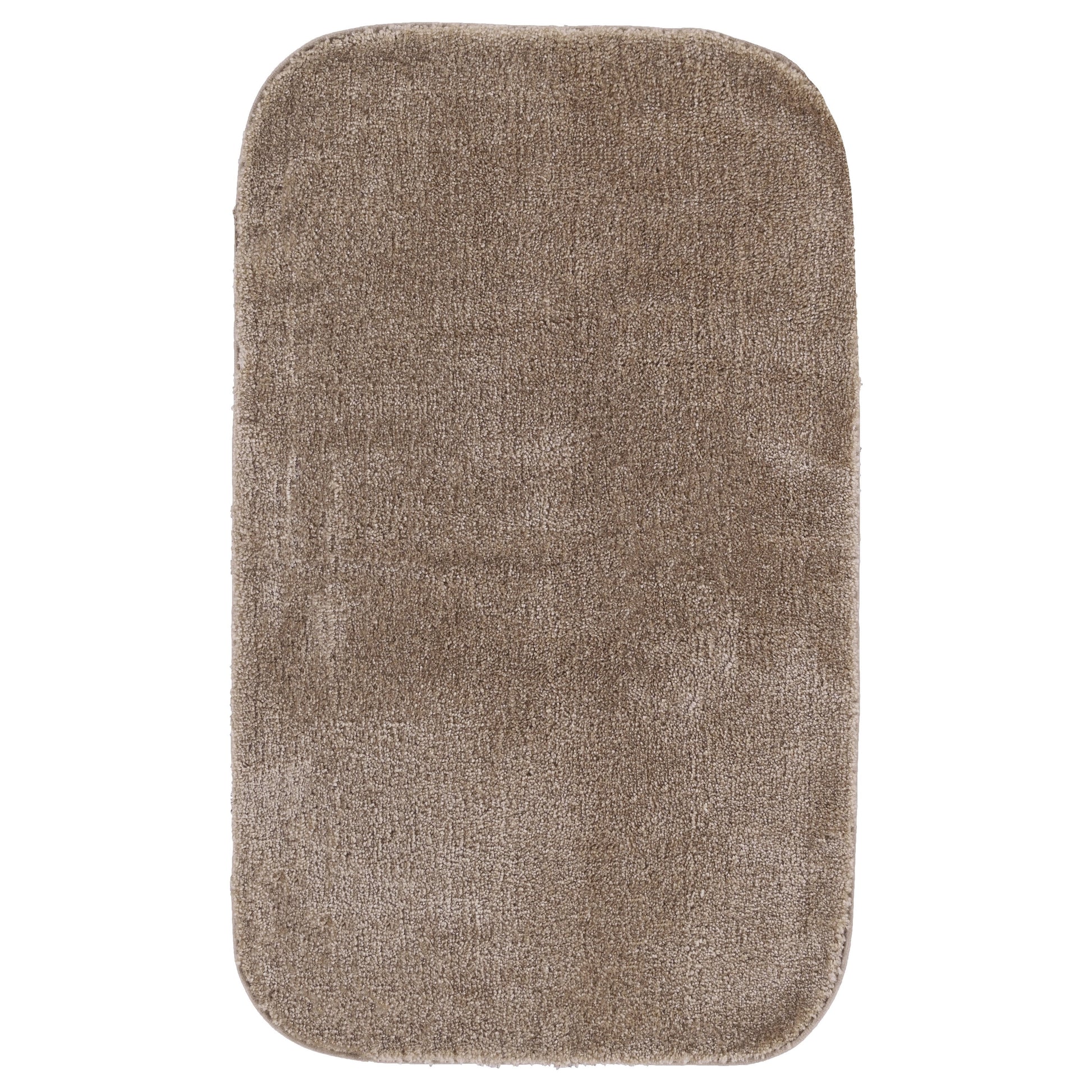 Garland Alfombra Tradicional Lavable de Nailon Color Topo para BaÃ±o, 24" x 40"