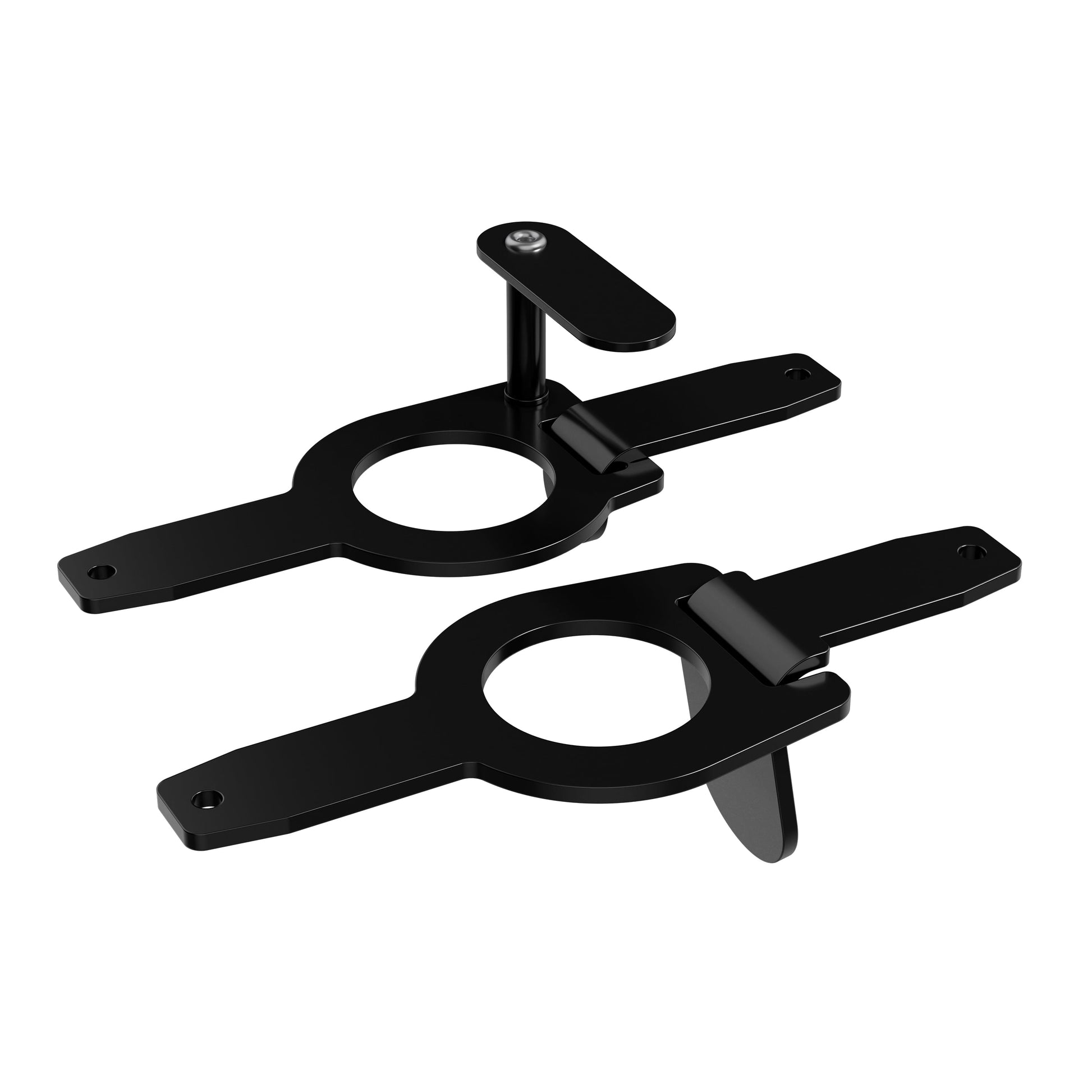 Gate Latch Hardware for the Zurich Fence Kit by Zippity Outdoor Products. The Zurich Fence is Designed So That Any Panel Can Be Converted to a Gate Using This Locking Latch Hardware Kit, ZP19083