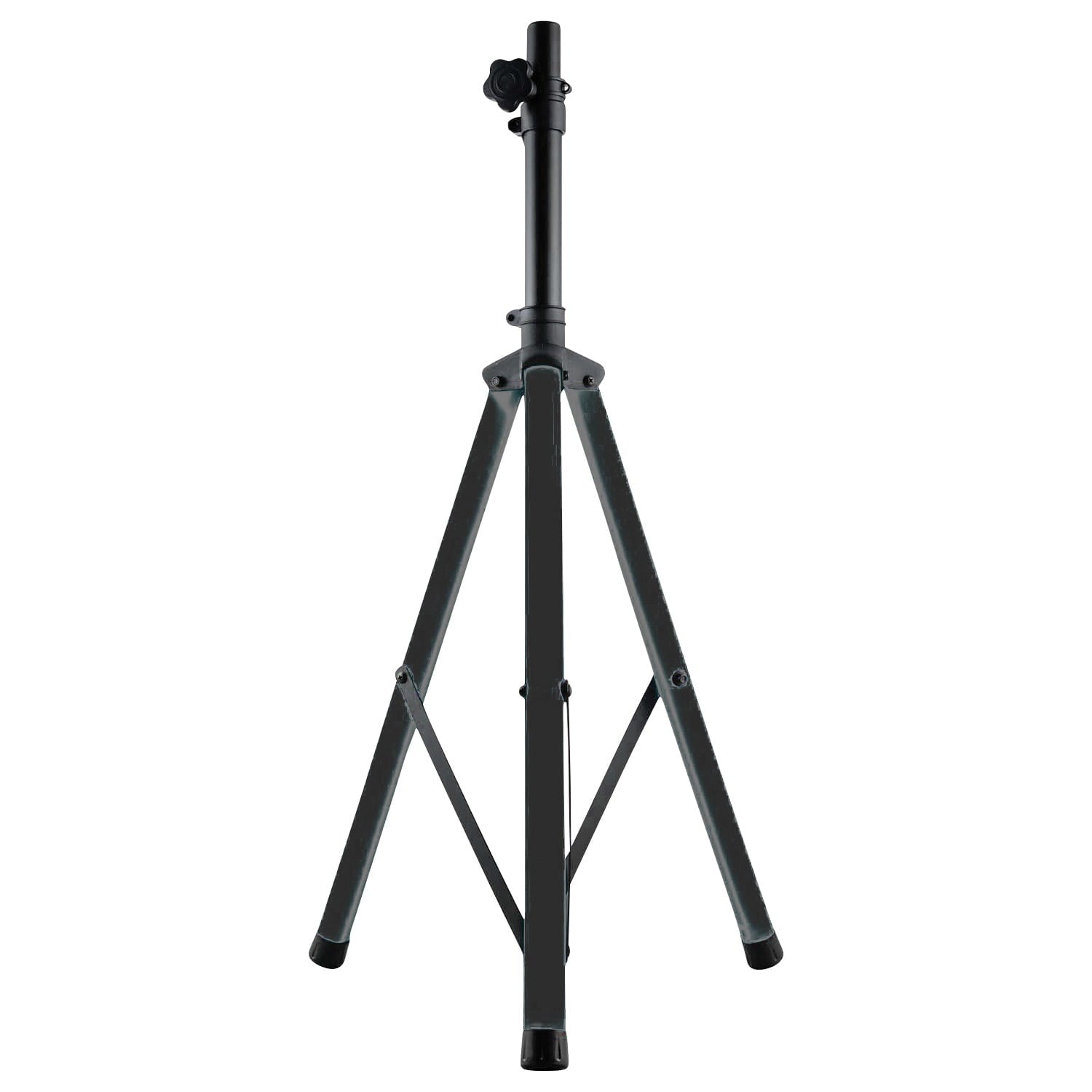 Gemini Professional Adjustable PA LED Speaker Stand with Remote, Black with Color-Changing Legs