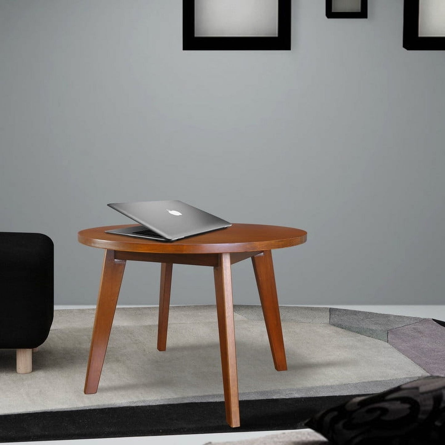 American Trails Genuine 24" Round Coffee Table with Solid American Gum - Sweet Oak