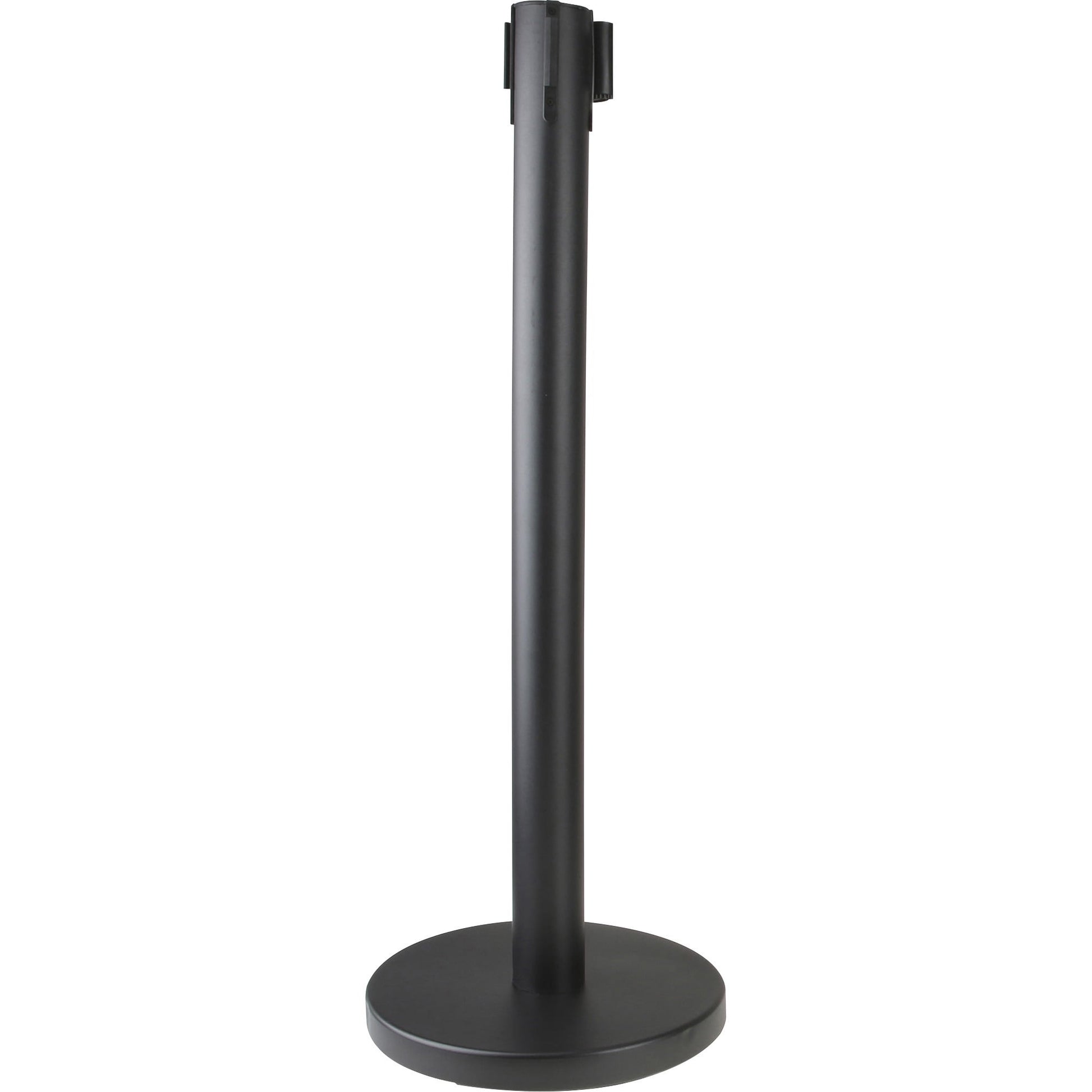 Genuine Joe Crowd-control Posts - 34" Height - Black - Steel - 2 / Carton