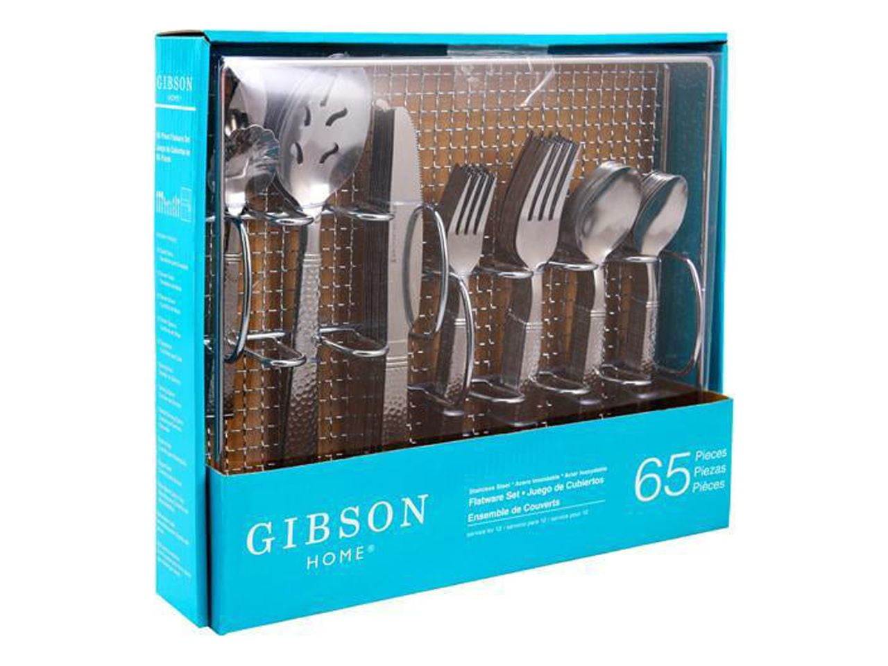 Gibson Cutlery Set â€“ Durable Stainless Steel Kitchen Knife Set with Ergonomic Handles, Precision Blades for Everyday Food Prep, Complete Cooking and Dining Essential