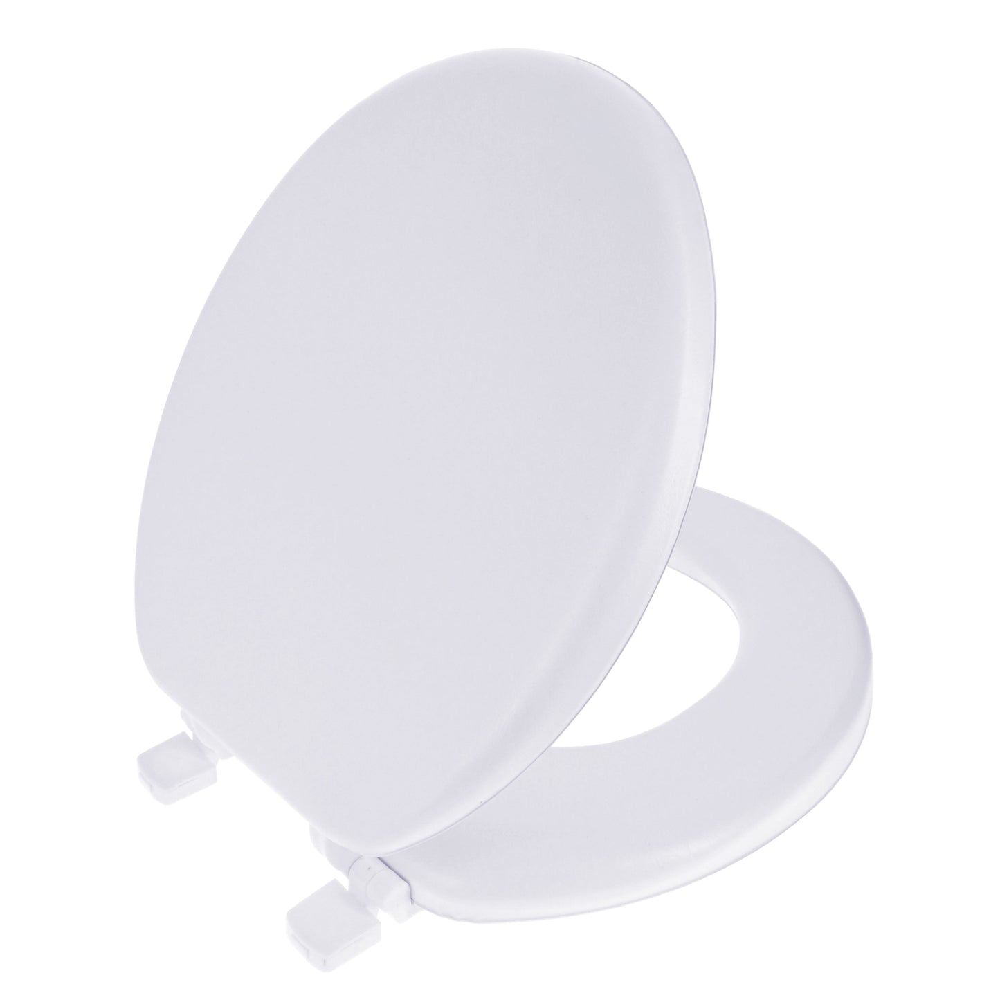 Ginsey Round Soft Cushion Toilet Seat, White