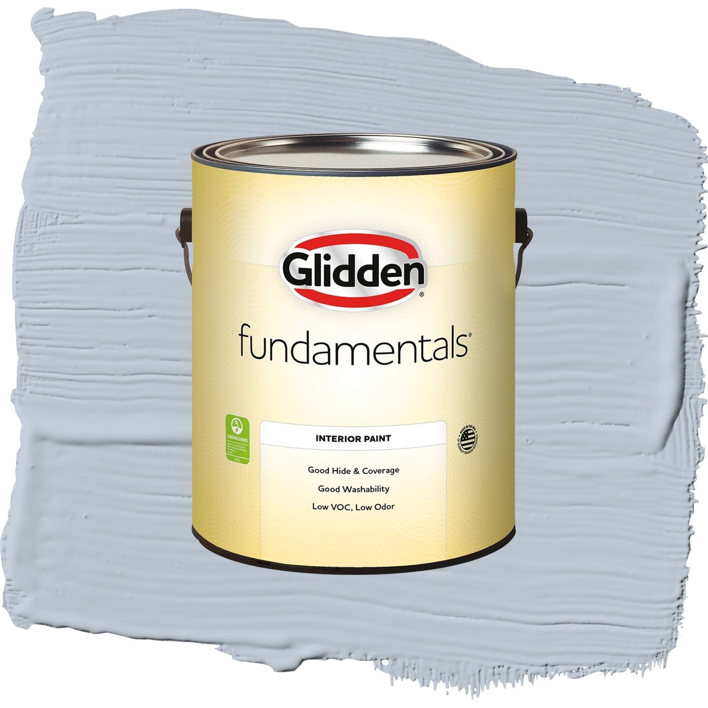 Glidden Fundamentals Blue Dolphin / Blue, Semi-Gloss Interior Paint, 1 Gallon