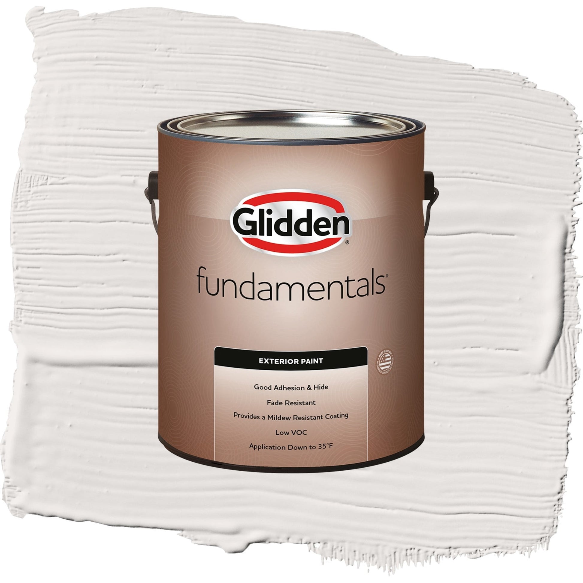 Glidden Fundamentals Dusky Dawn / Grey, Semi-Gloss Exterior Paint, 1 Gallon