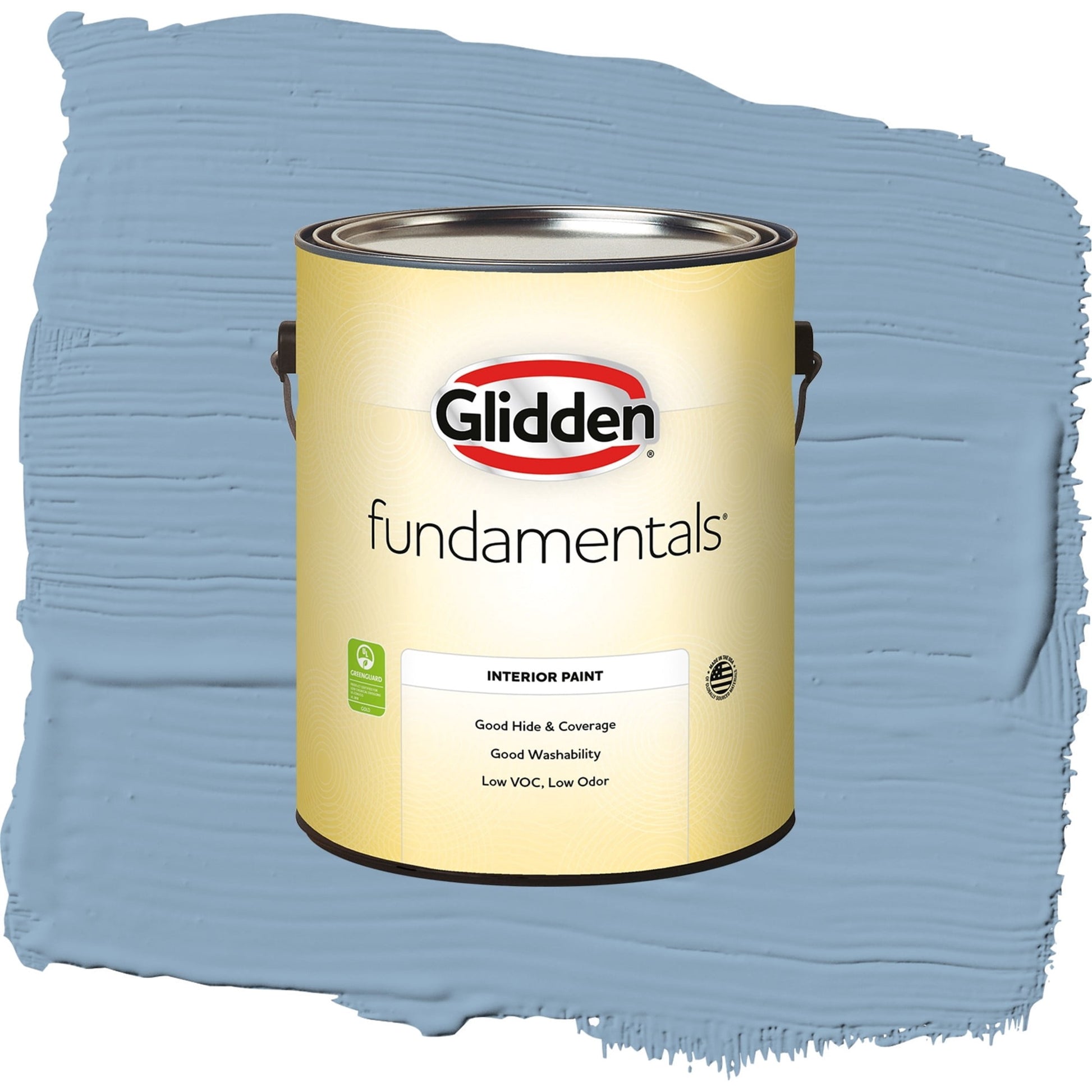 Glidden Fundamentals Kaleidoscope / Blue, Semi-Gloss Interior Paint, 1 Gallon