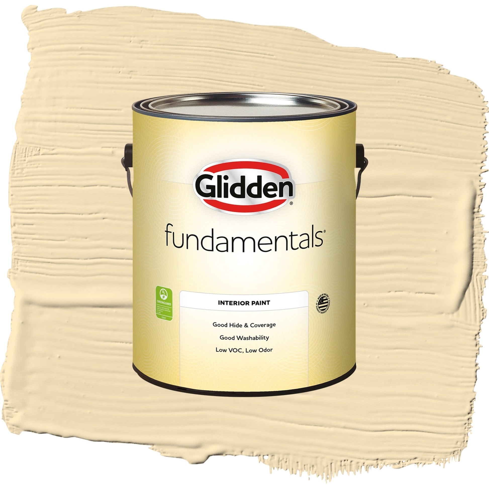 Glidden Fundamentals Limitless / Yellow, Semi-Gloss Interior Paint, 1 Gallon